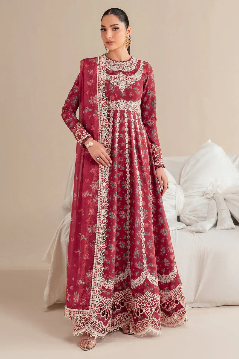 Jazmin | Iris Luxury Lawn 25 | IL'25-D08 - Aqsa Fabrics