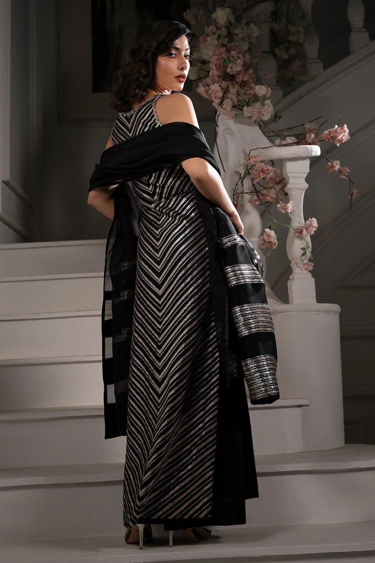 Mina Kashif | Emilie Formals | Lumina - Aqsa Fabrics