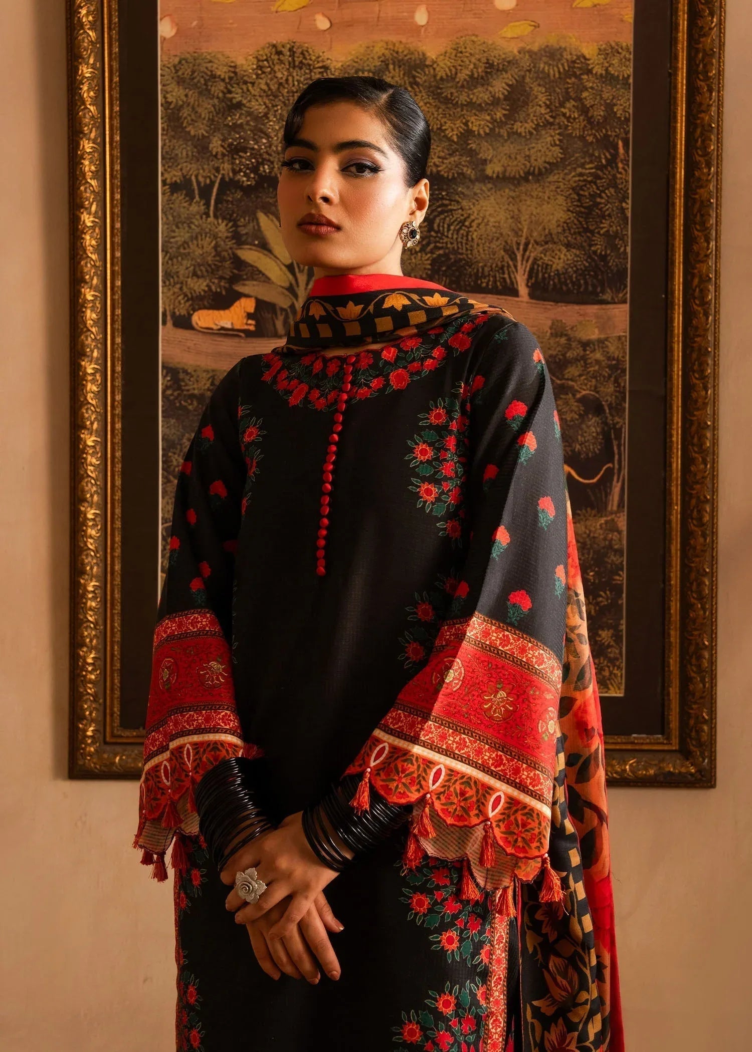 Maria Osama Khan | Retro Lawn 25 | Raila - Aqsa Fabrics