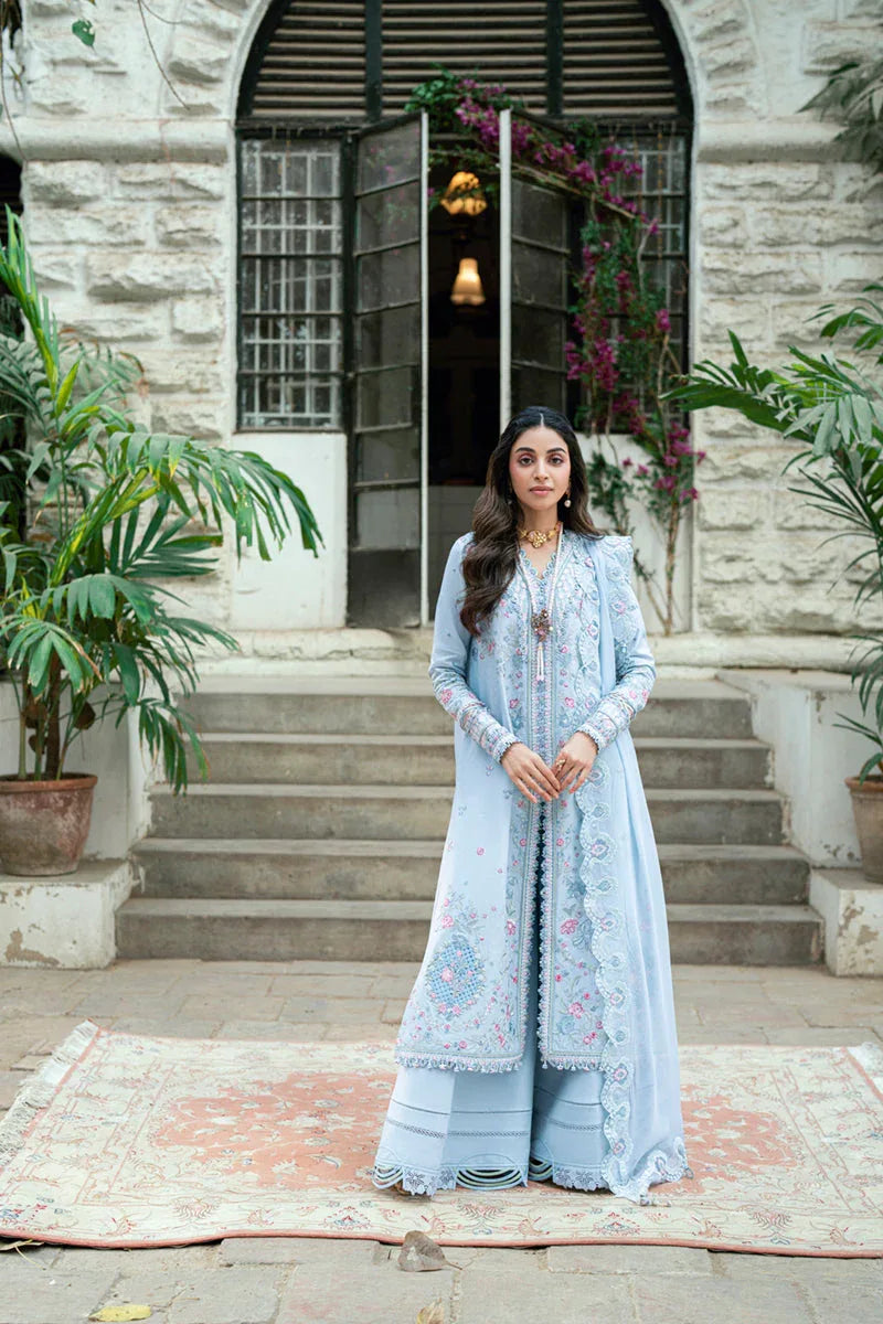 Qalamkar | Luxury Lawn Eid Edit | SB-04 Zarish - Aqsa Fabrics