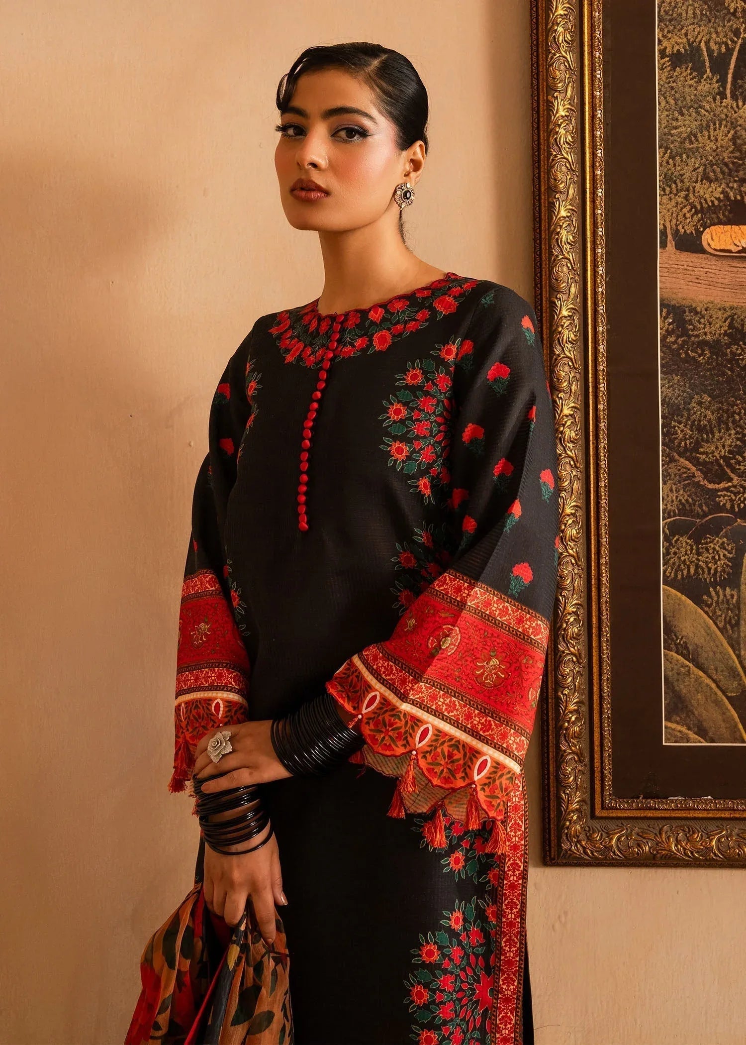 Maria Osama Khan | Retro Lawn 25 | Raila - Aqsa Fabrics