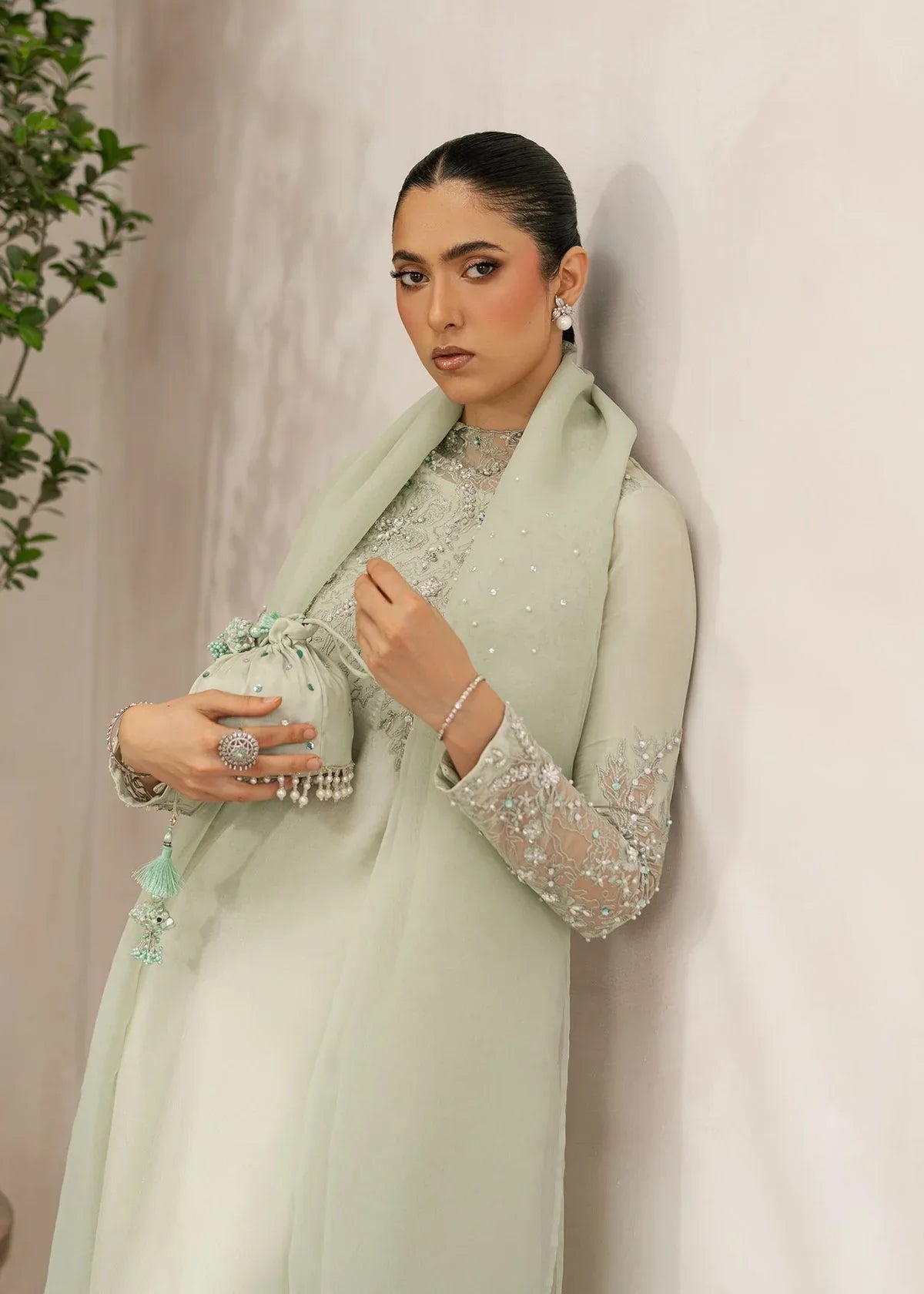 Dastoor | Rania Luxury Pret 25 | Daphne - Aqsa Fabrics