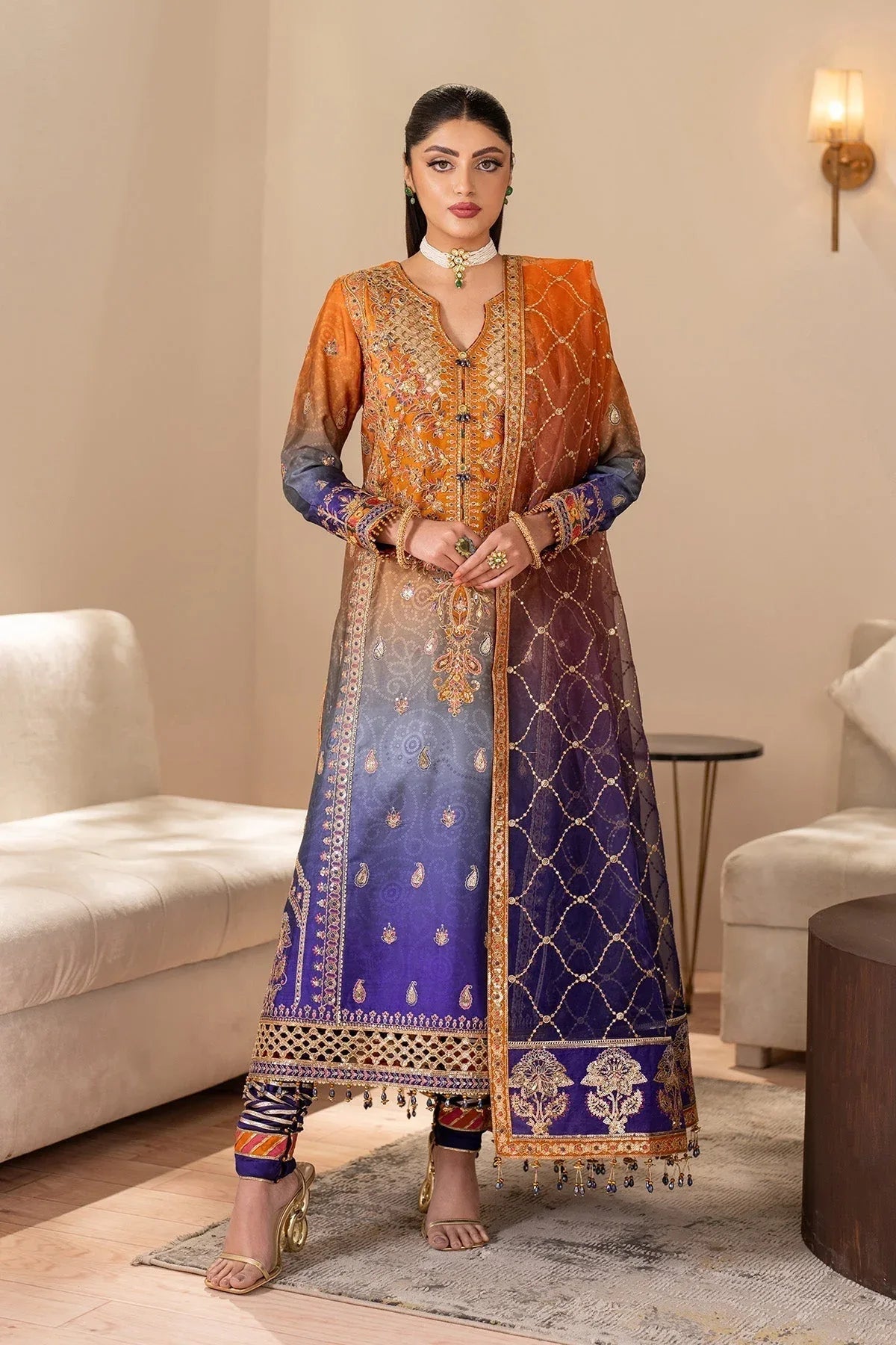 Alizeh | Formals 26 | Nebula - Aqsa Fabrics