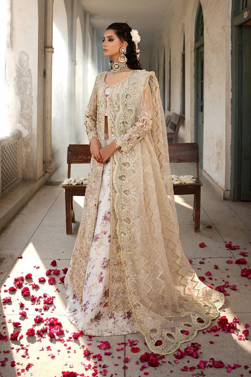 Maryams | Zeenat Luxury Formals | White Orchid - Z-01 - Aqsa Fabrics