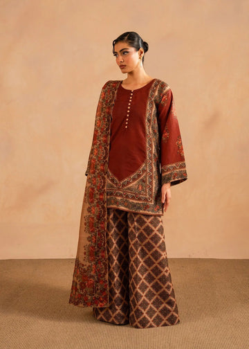 Maria Osama Khan | Retro Lawn 25 | Berra - Aqsa Fabrics