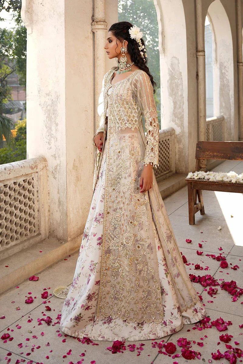 Maryams | Zeenat Luxury Formals | White Orchid - Z-01 - Aqsa Fabrics