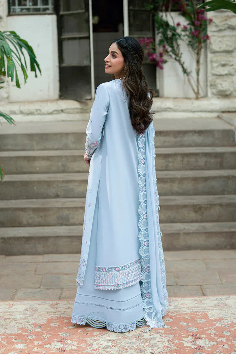 Qalamkar | Luxury Lawn Eid Edit | SB-04 Zarish - Aqsa Fabrics