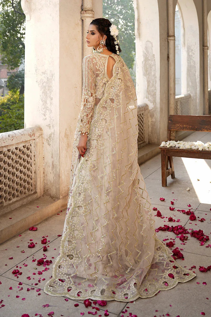 Maryams | Zeenat Luxury Formals | White Orchid - Z-01 - Aqsa Fabrics