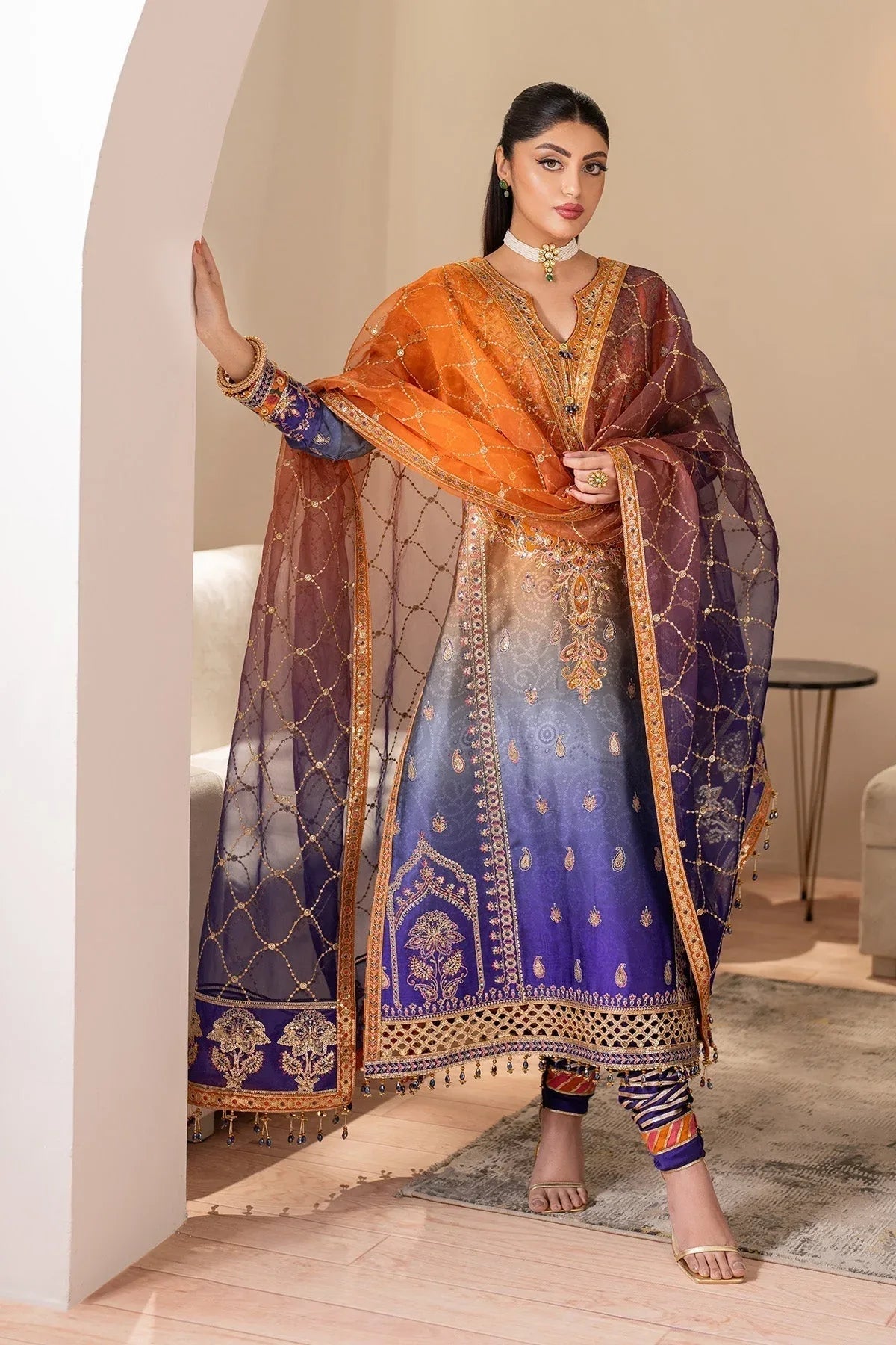 Alizeh | Formals 26 | Nebula - Aqsa Fabrics