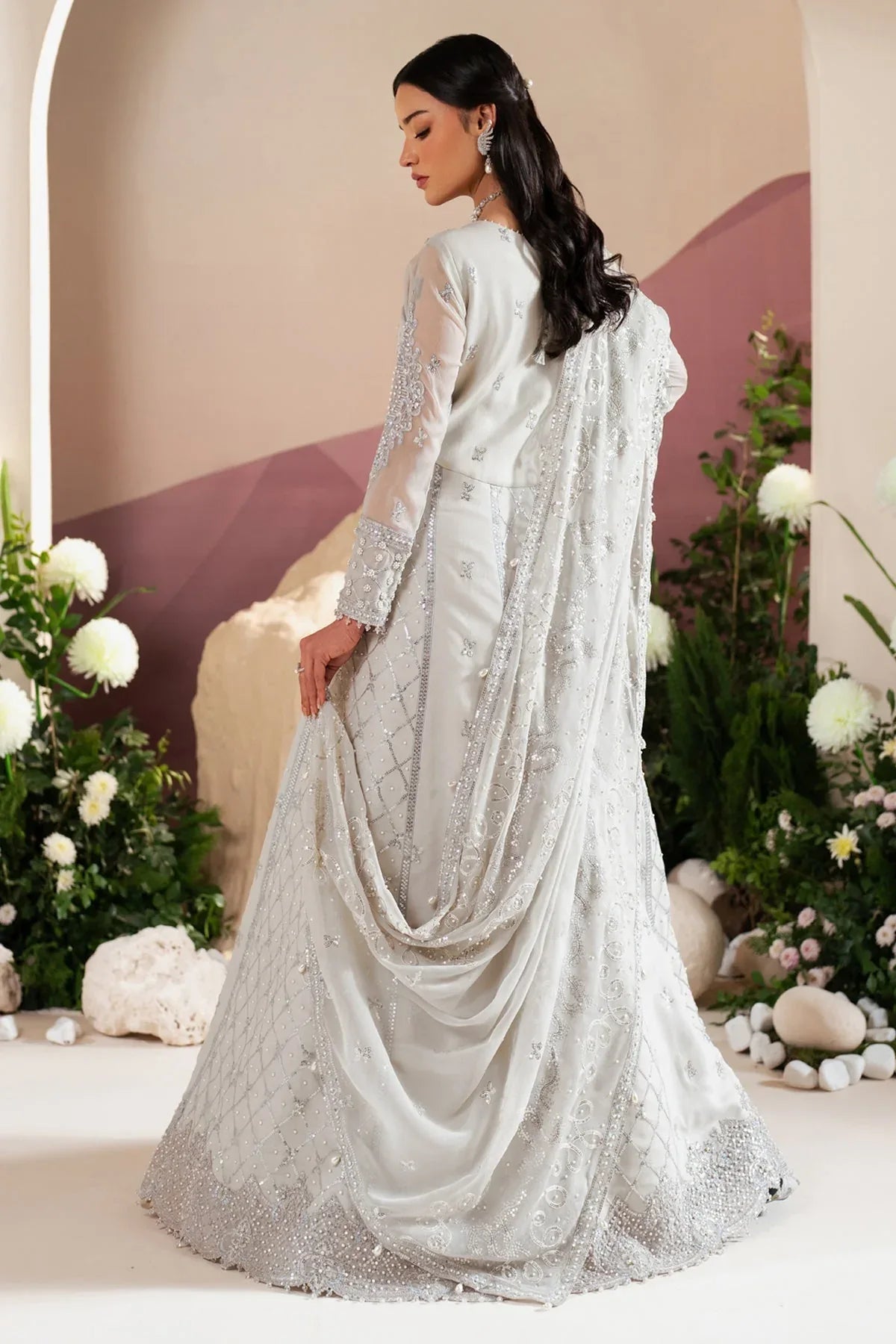 Alizeh | Handcrafted Eid Edit 25 | AF-HM-4032-Musk - Aqsa Fabrics