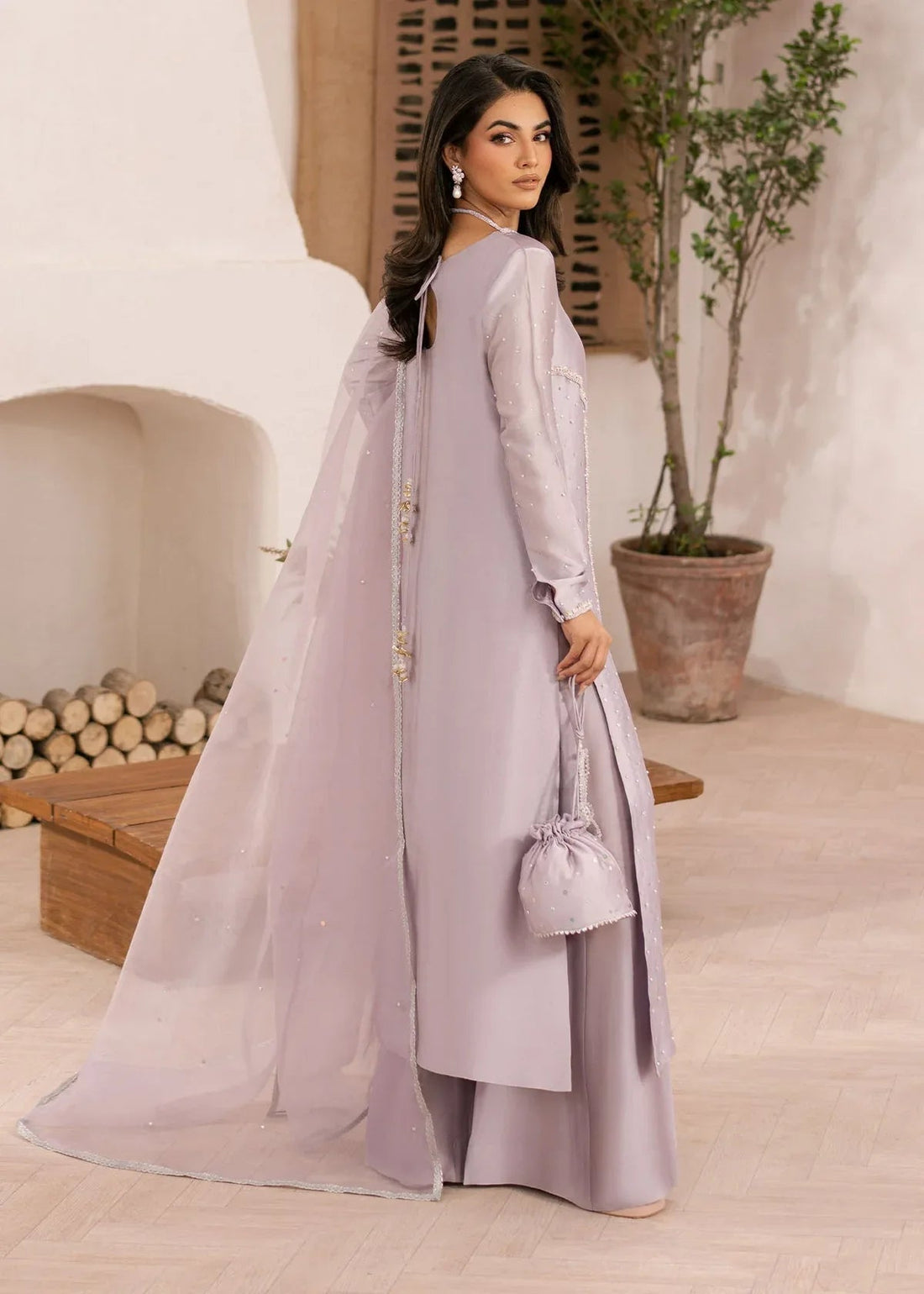 Dastoor | Rania Luxury Pret 25 | Aster - Aqsa Fabrics