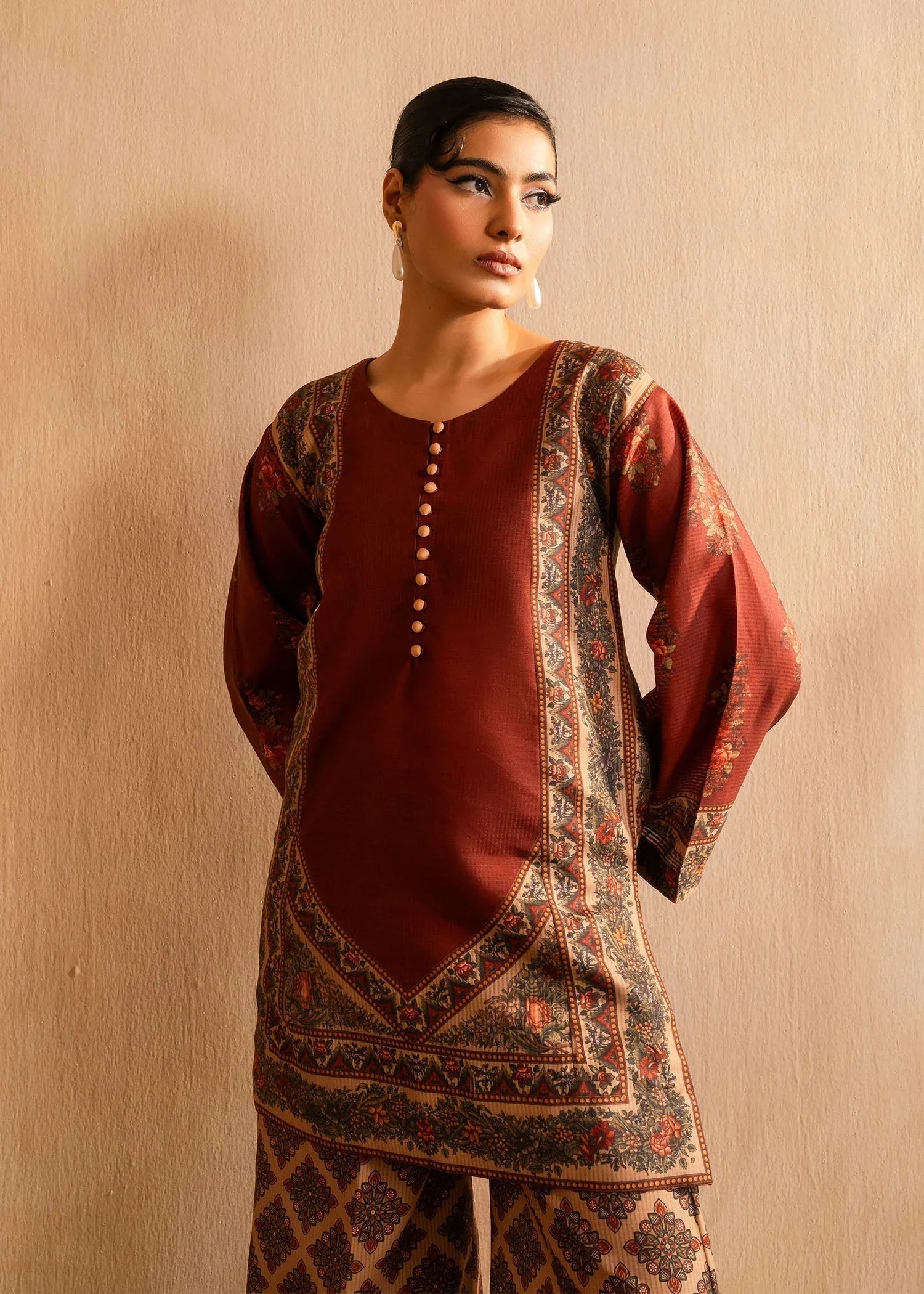 Maria Osama Khan | Retro Lawn 25 | Berra - Aqsa Fabrics