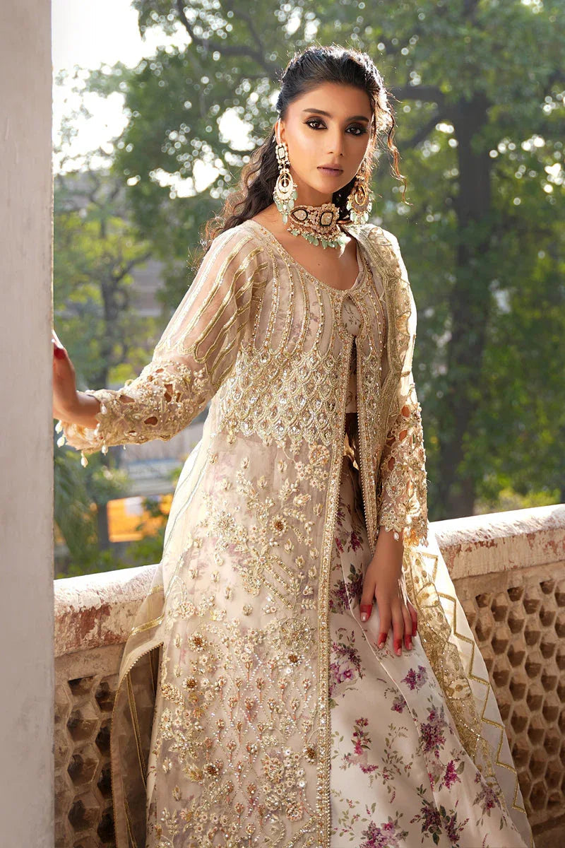 Maryams | Zeenat Luxury Formals | White Orchid - Z-01 - Aqsa Fabrics