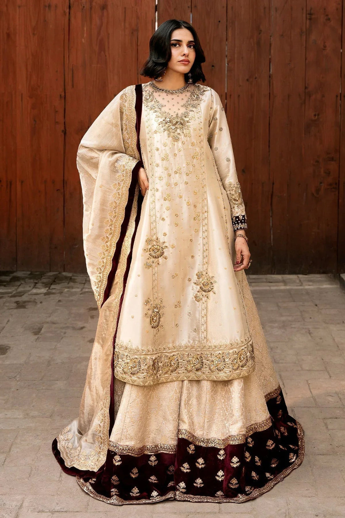 Mina Kashif | Noor Jahan Wedding Formals | Heera - Aqsa Fabrics