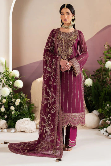 Alizeh | Handcrafted Eid Edit 25 | AF-HM-4034-Dusk - Aqsa Fabrics