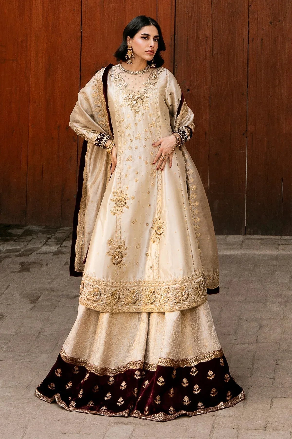 Mina Kashif | Noor Jahan Wedding Formals | Heera - Aqsa Fabrics