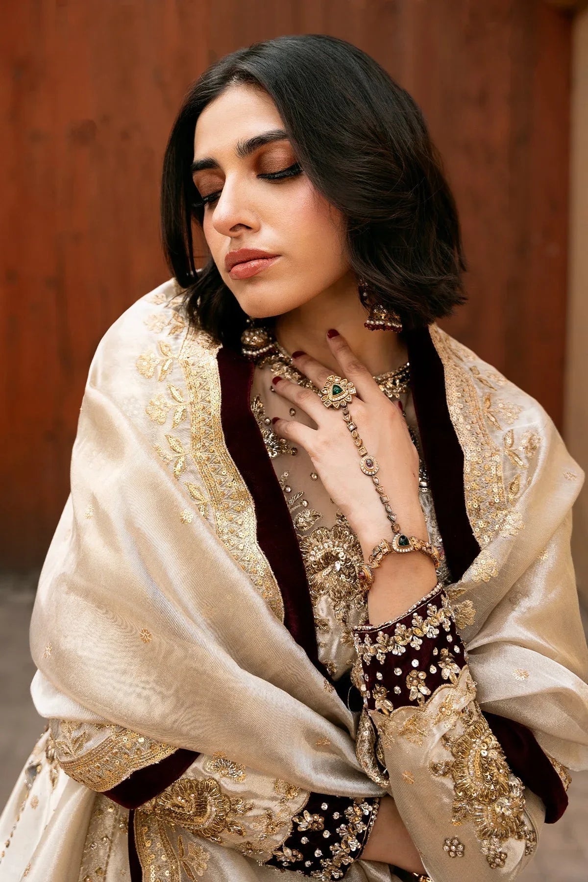 Mina Kashif | Noor Jahan Wedding Formals | Heera - Aqsa Fabrics