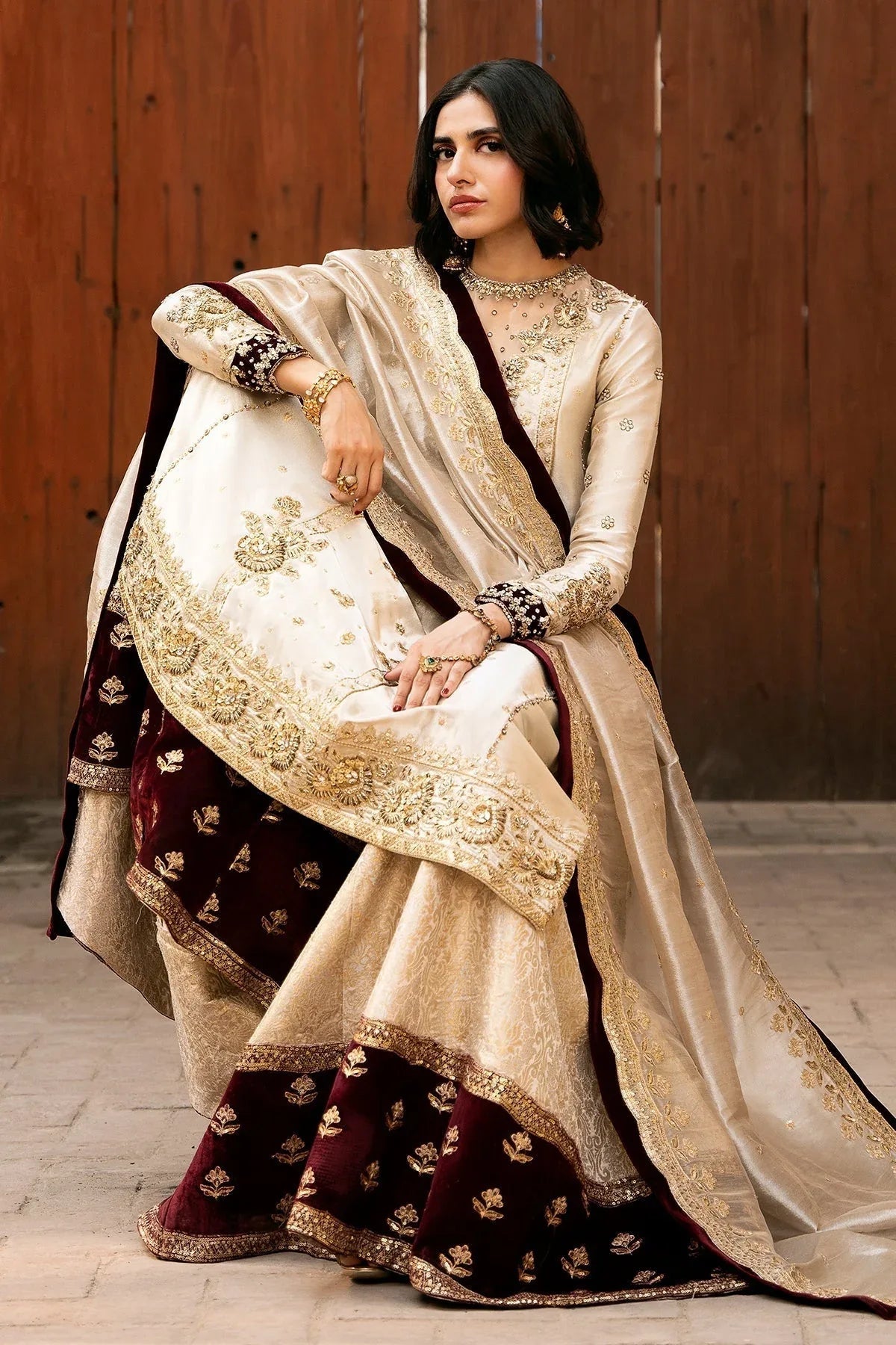 Mina Kashif | Noor Jahan Wedding Formals | Heera - Aqsa Fabrics