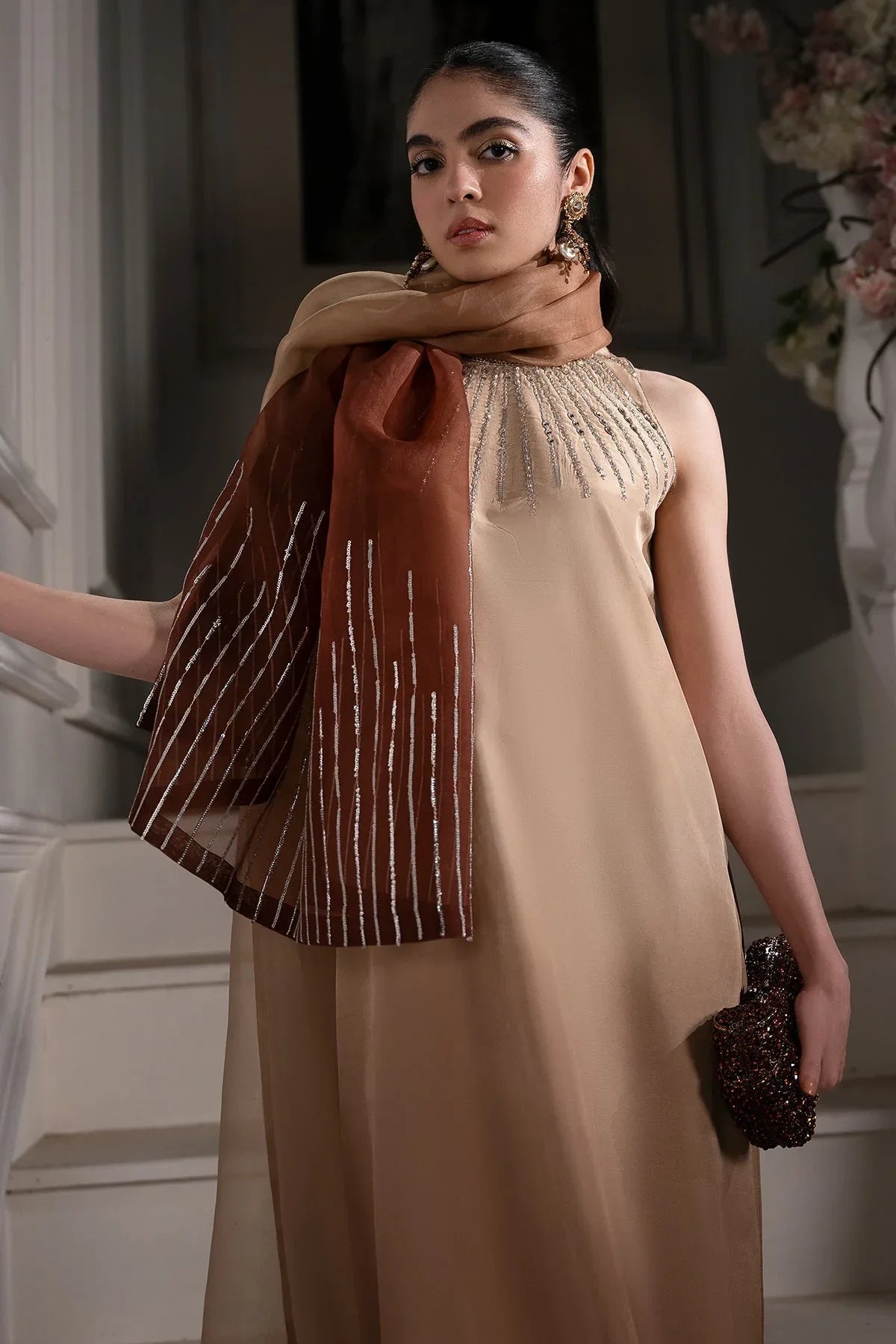 Mina Kashif | Emilie Formals | Daze - Aqsa Fabrics