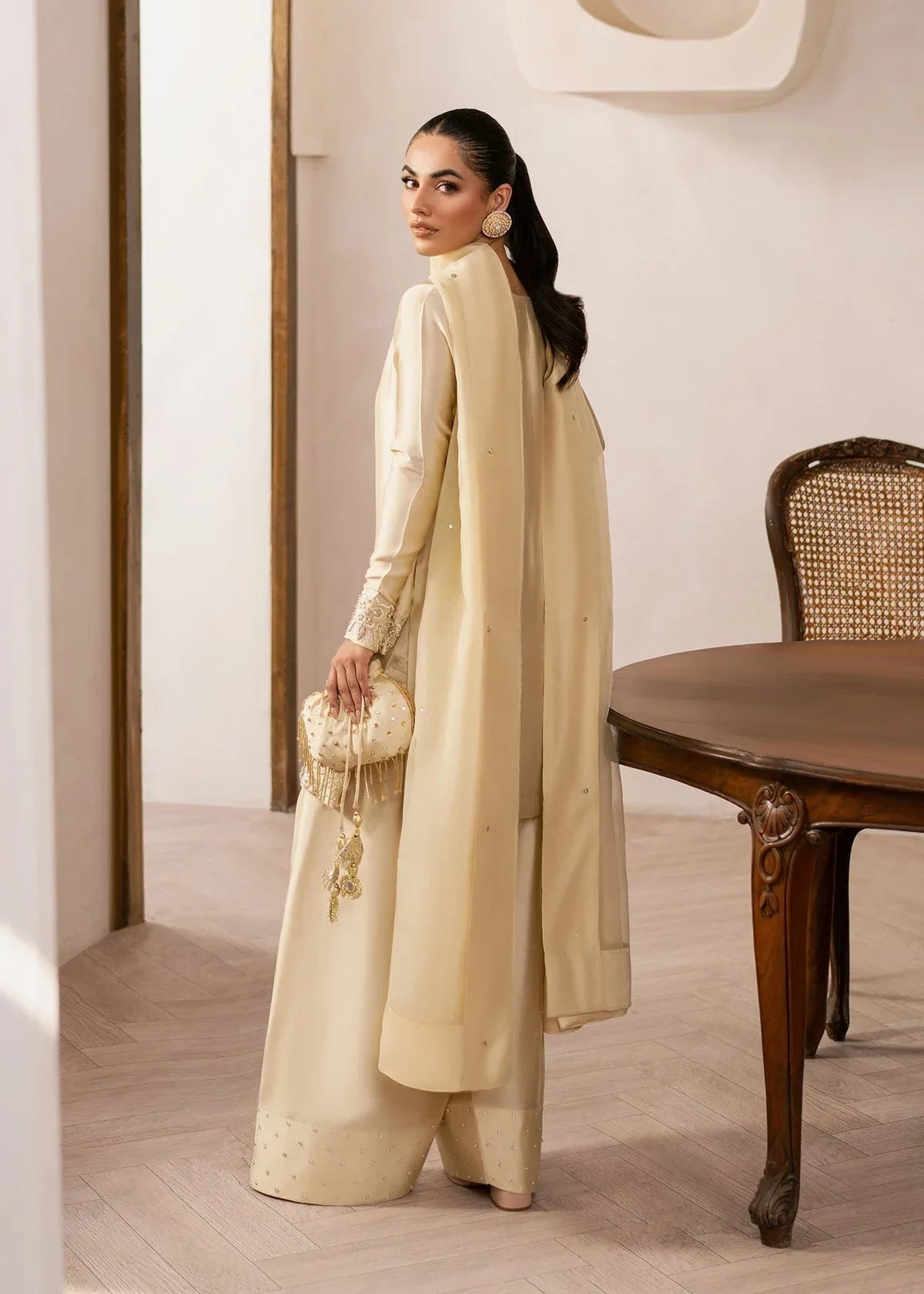 Dastoor | Rania Luxury Pret 25 | Eluna - Aqsa Fabrics