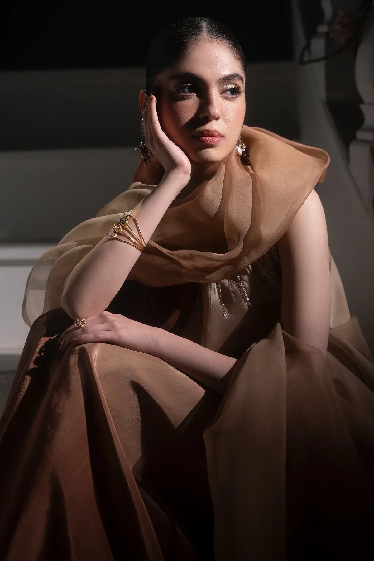 Mina Kashif | Emilie Formals | Daze - Aqsa Fabrics