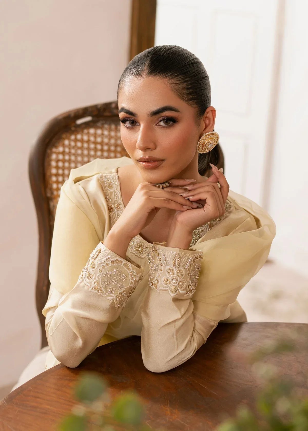 Dastoor | Rania Luxury Pret 25 | Eluna - Aqsa Fabrics