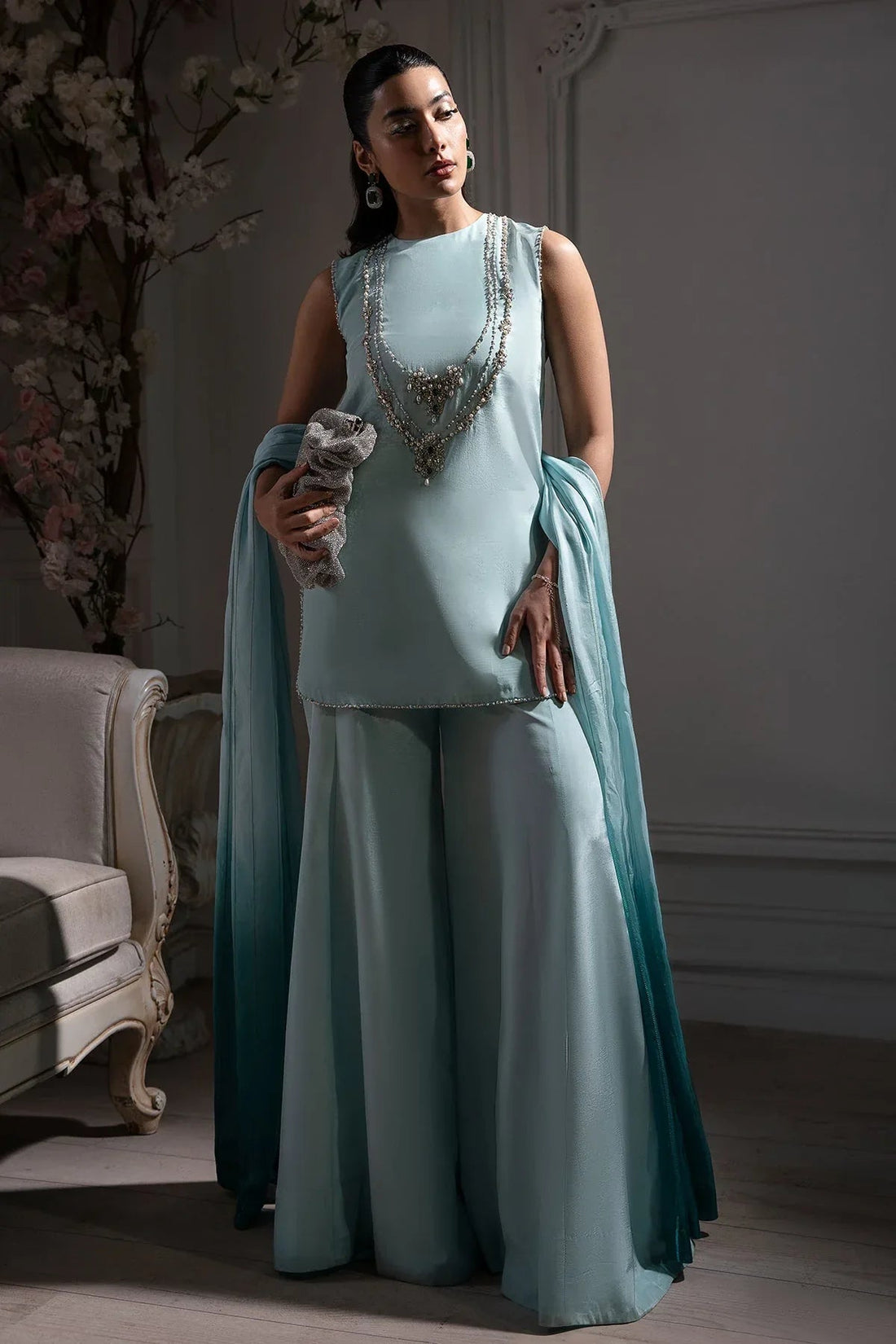 Mina Kashif | Emilie Formals | Ariana - Aqsa Fabrics