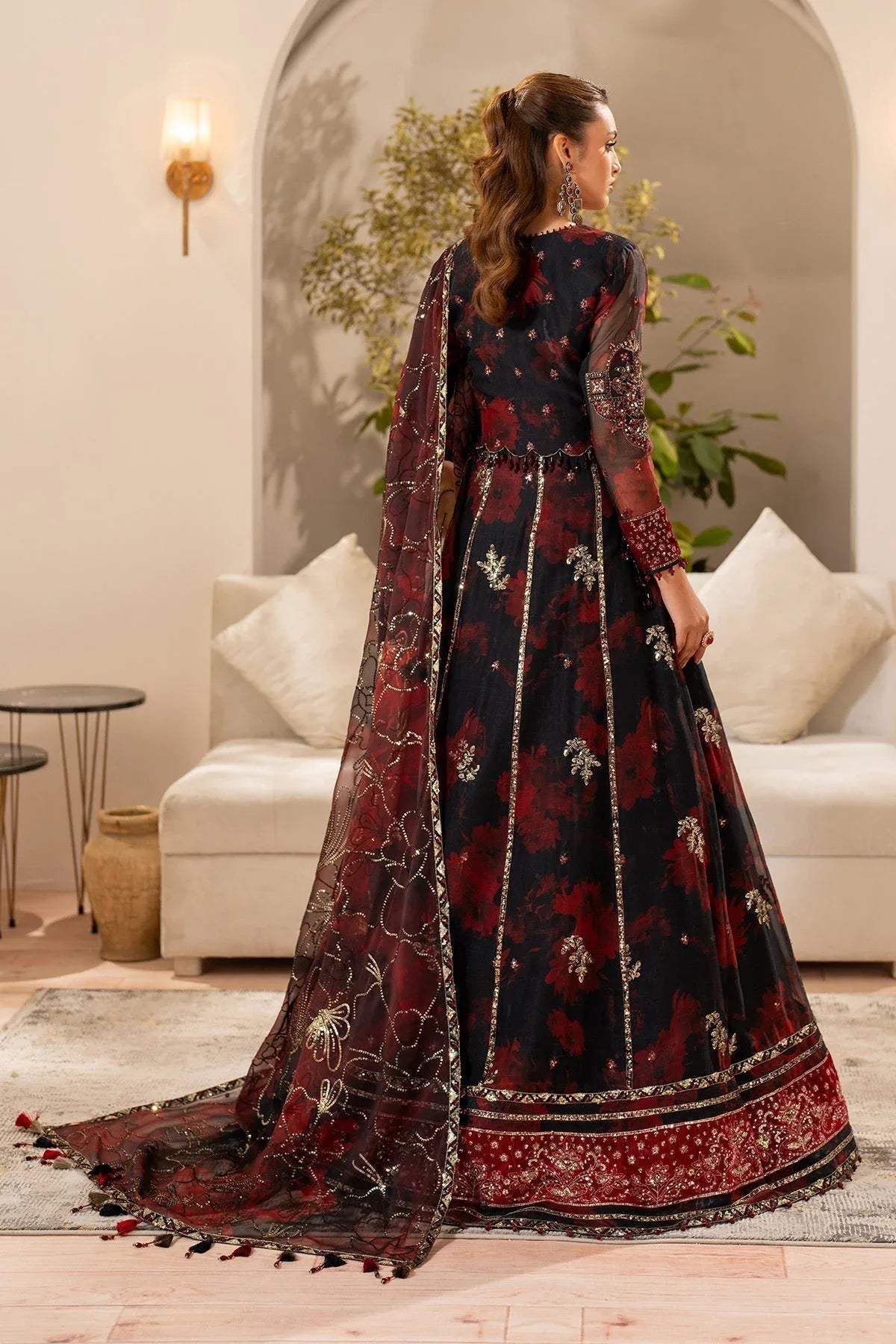 Alizeh | Fleur Chiffon |  AF-CH-2191-Talia - Aqsa Fabrics