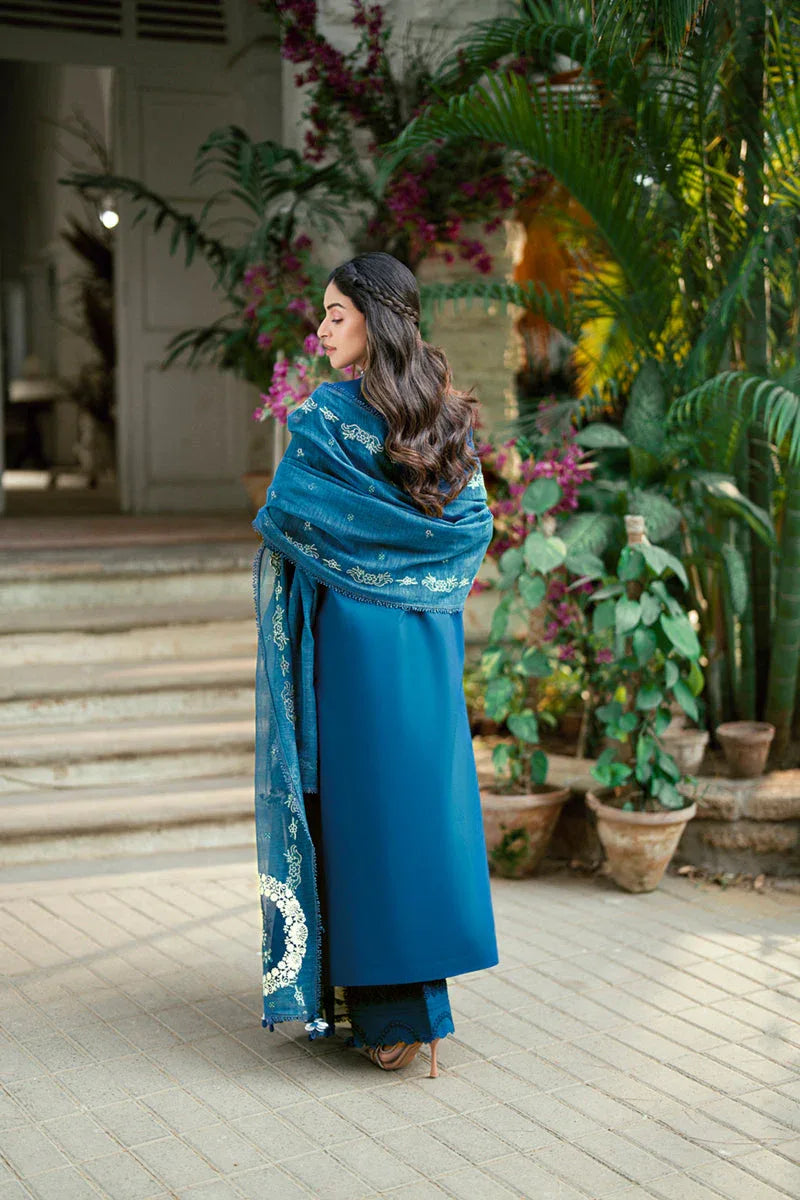 Qalamkar | Luxury Lawn Eid Edit | SB-11 Noray - Aqsa Fabrics