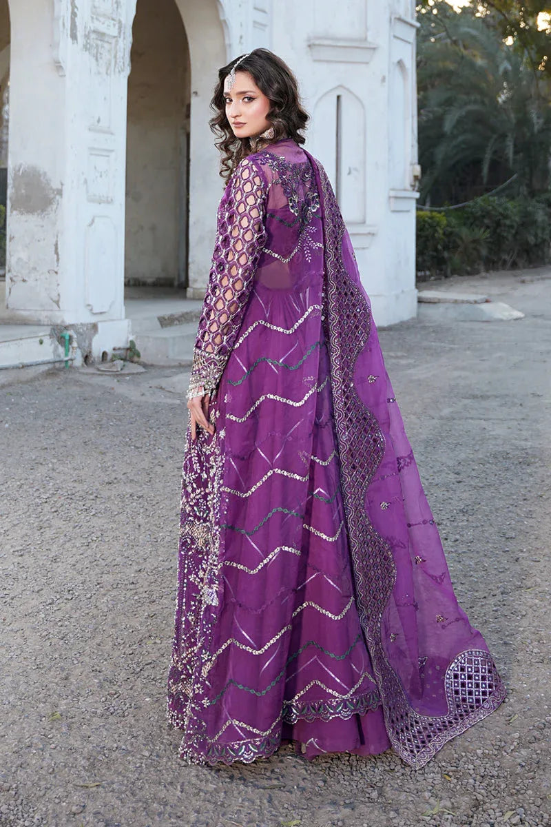 Maryams | Zeenat Luxury Formals | Crimson Bloom - Z-02 - Aqsa Fabrics