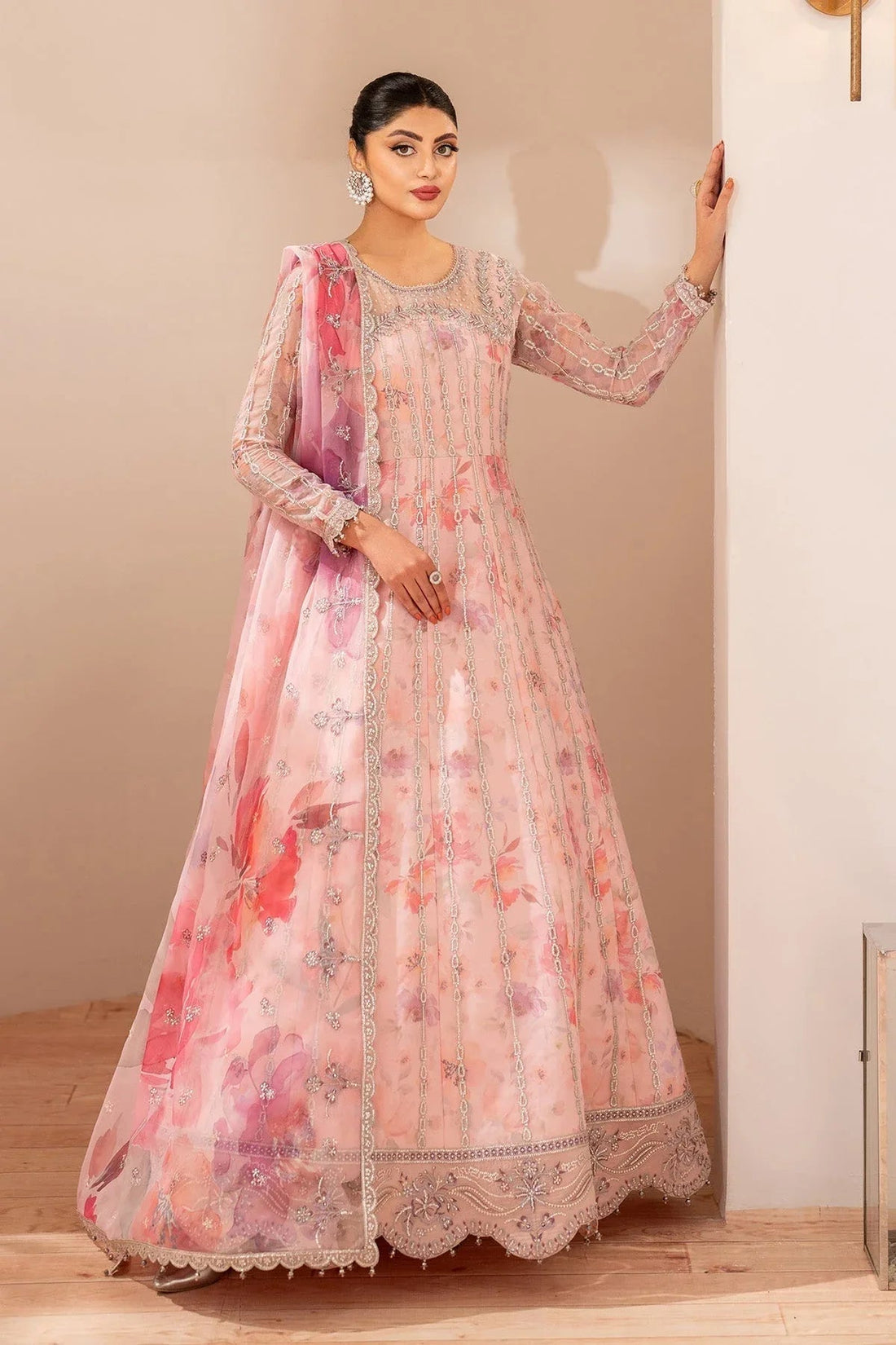 Alizeh | Fleur Chiffon |  AF-CH-2197-Rimayah - Aqsa Fabrics