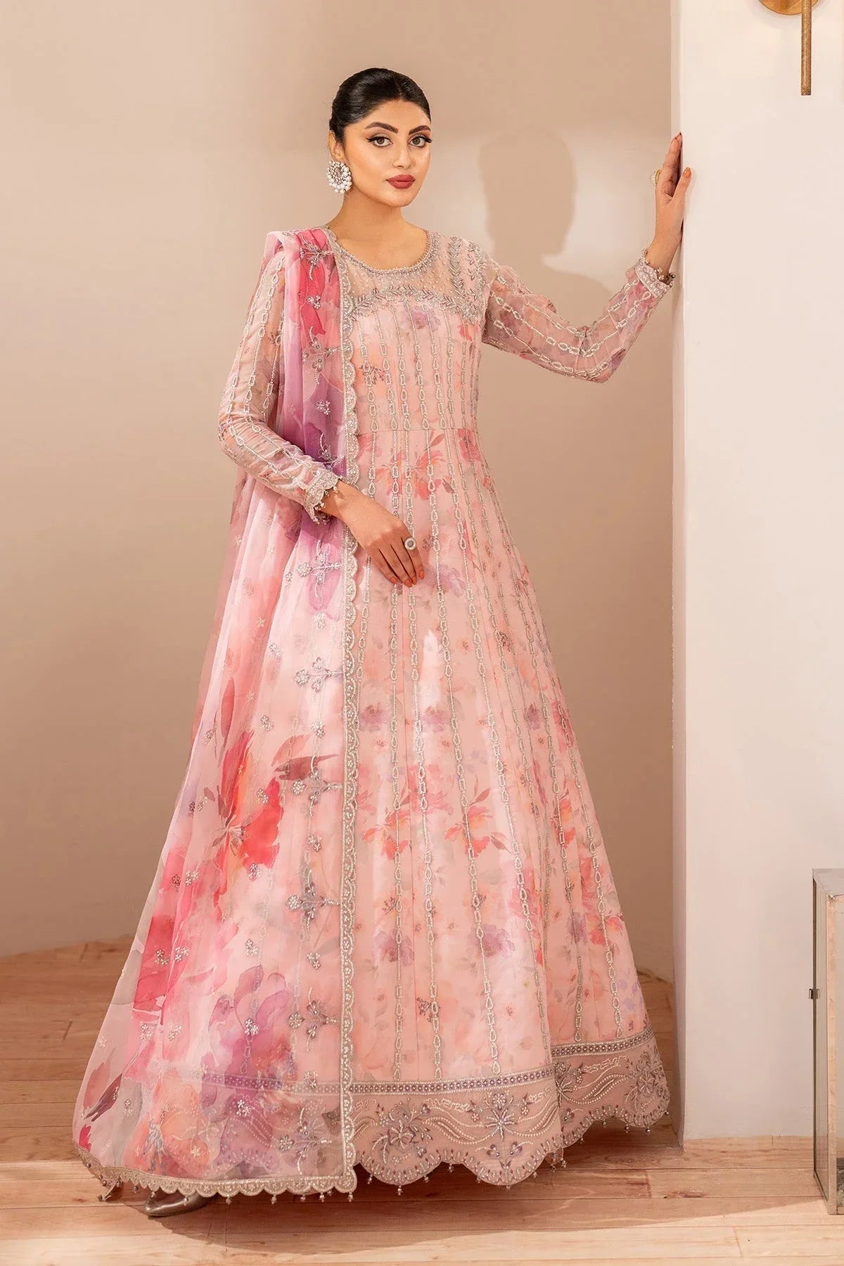 Alizeh | Fleur Chiffon |  AF-CH-2197-Rimayah - Aqsa Fabrics