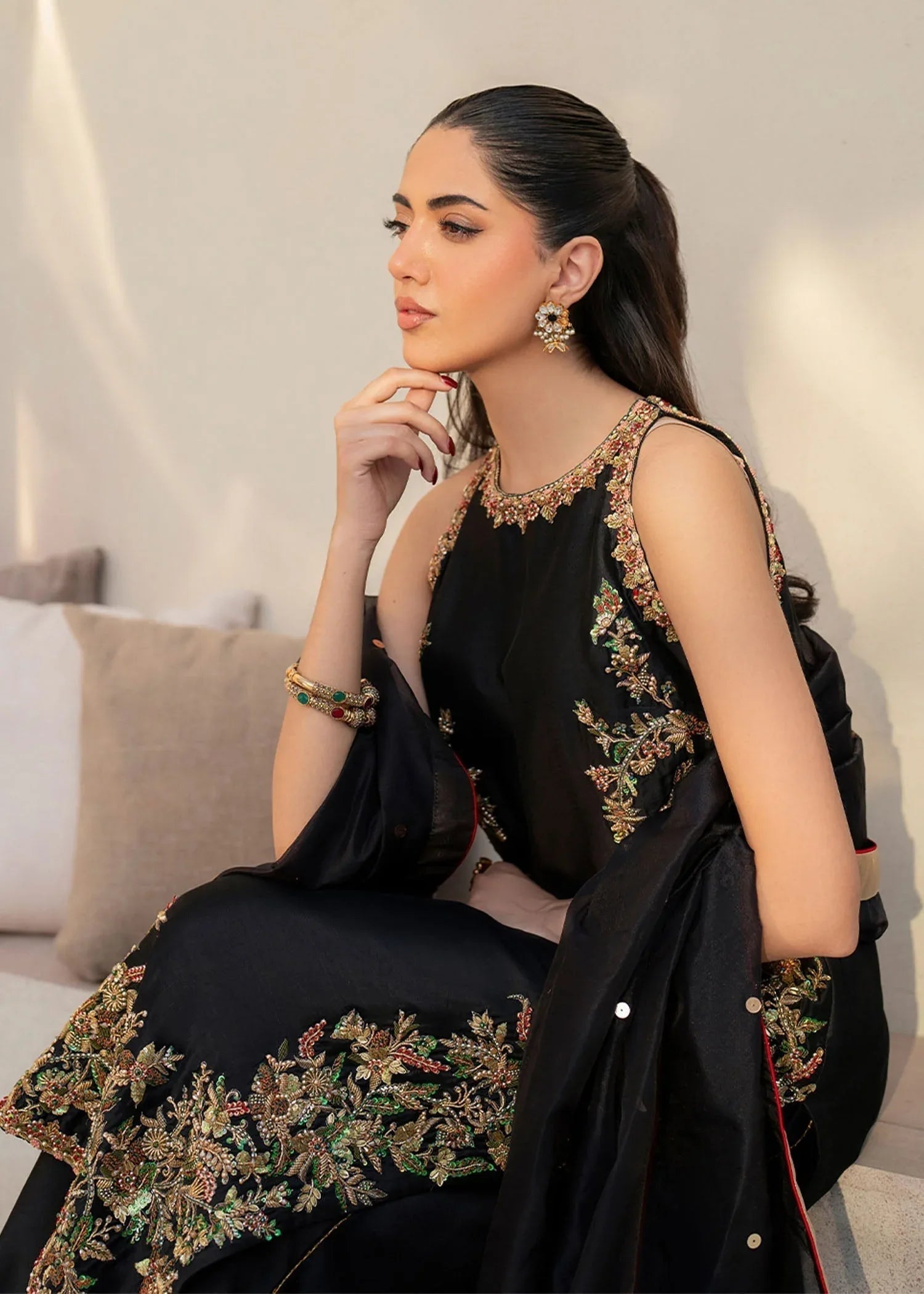 Dastoor | Maahi Luxury Pret 25 | Liyana - Aqsa Fabrics