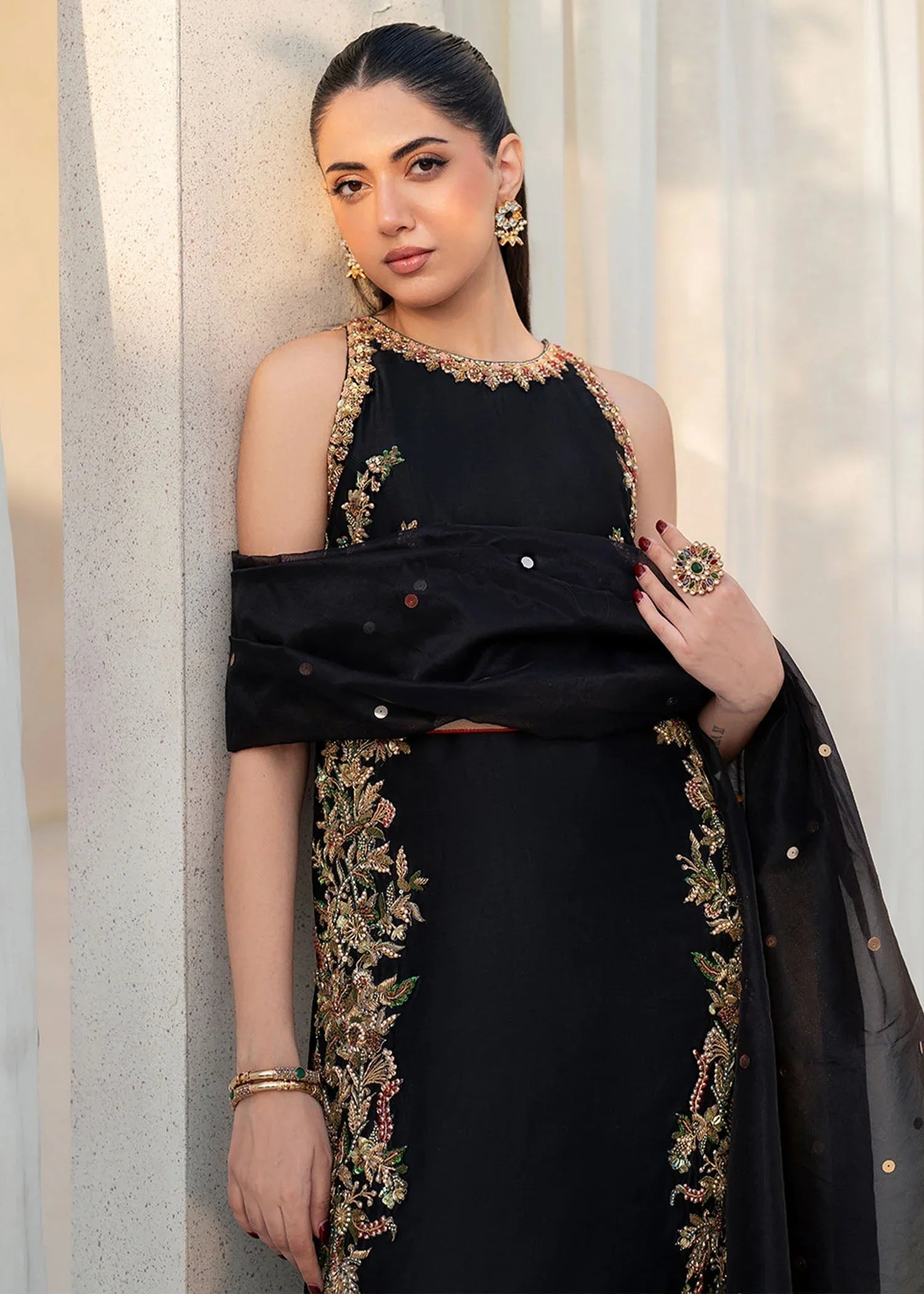 Dastoor | Maahi Luxury Pret 25 | Liyana - Aqsa Fabrics