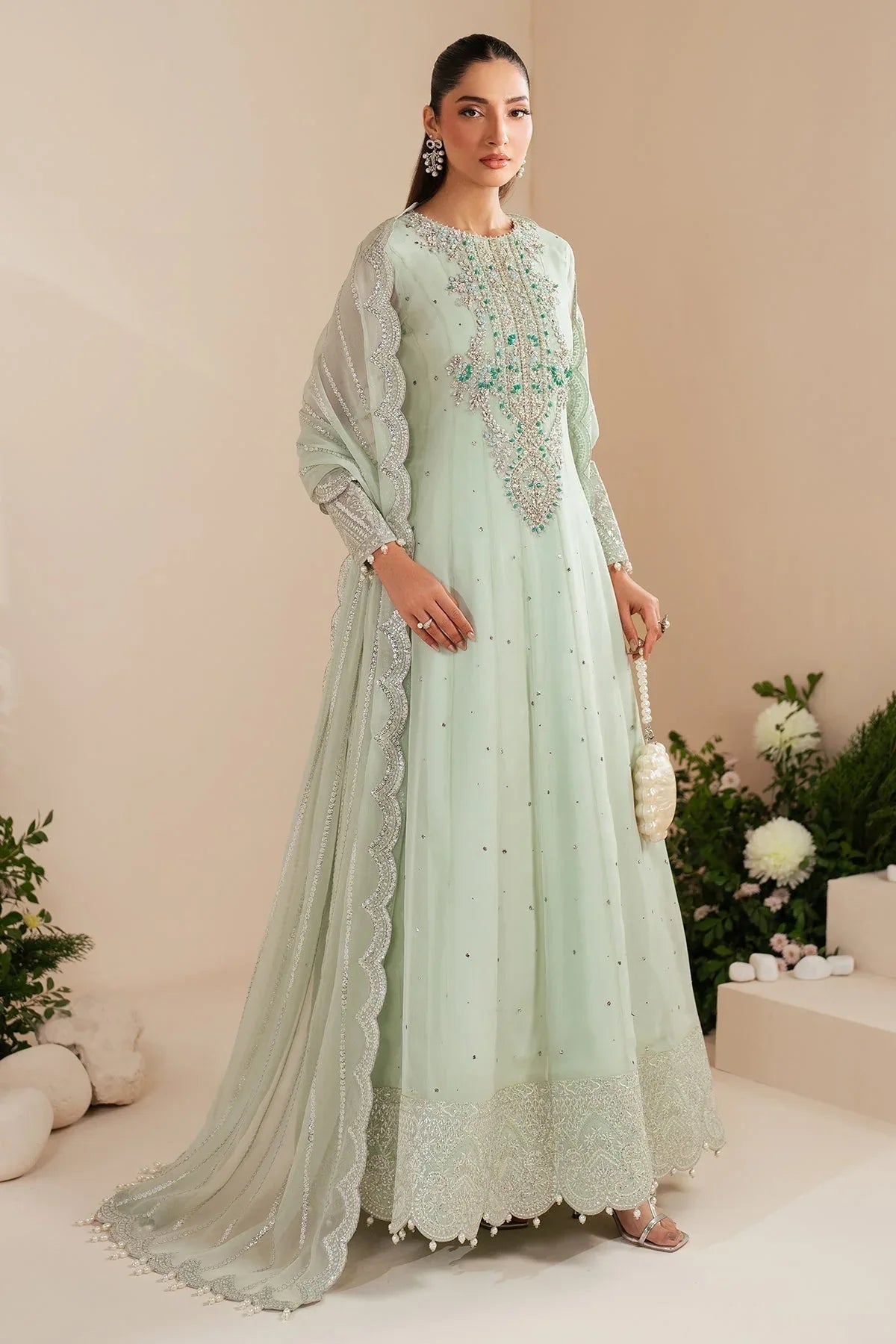 Alizeh | Handcrafted Eid Edit 25 | AF-HM-4035-Rimel - Aqsa Fabrics