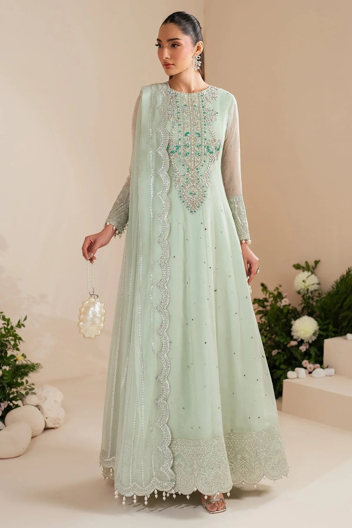 Alizeh | Handcrafted Eid Edit 25 | AF-HM-4035-Rimel - Aqsa Fabrics