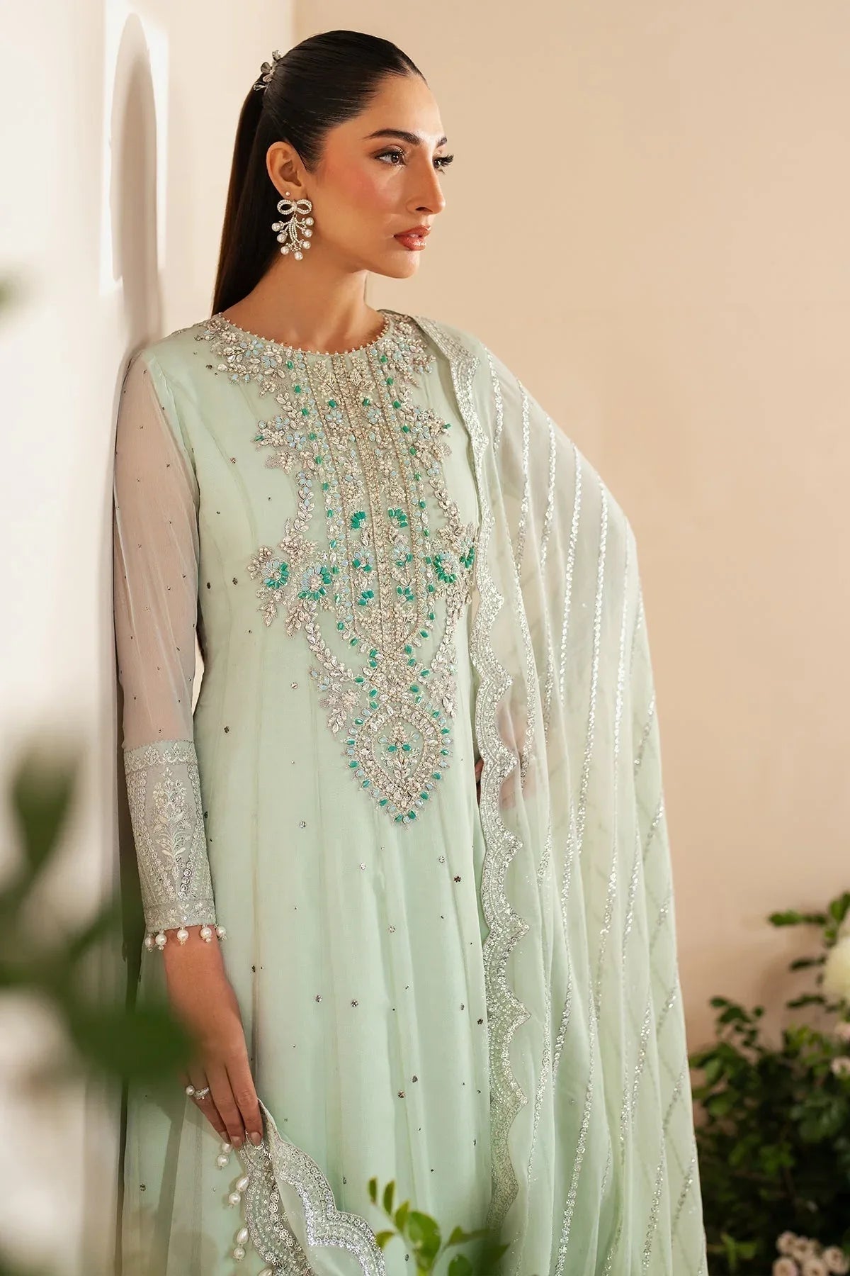 Alizeh | Handcrafted Eid Edit 25 | AF-HM-4035-Rimel - Aqsa Fabrics