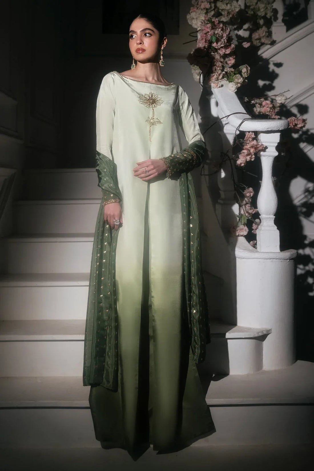 Mina Kashif | Emilie Formals | Floret - Aqsa Fabrics
