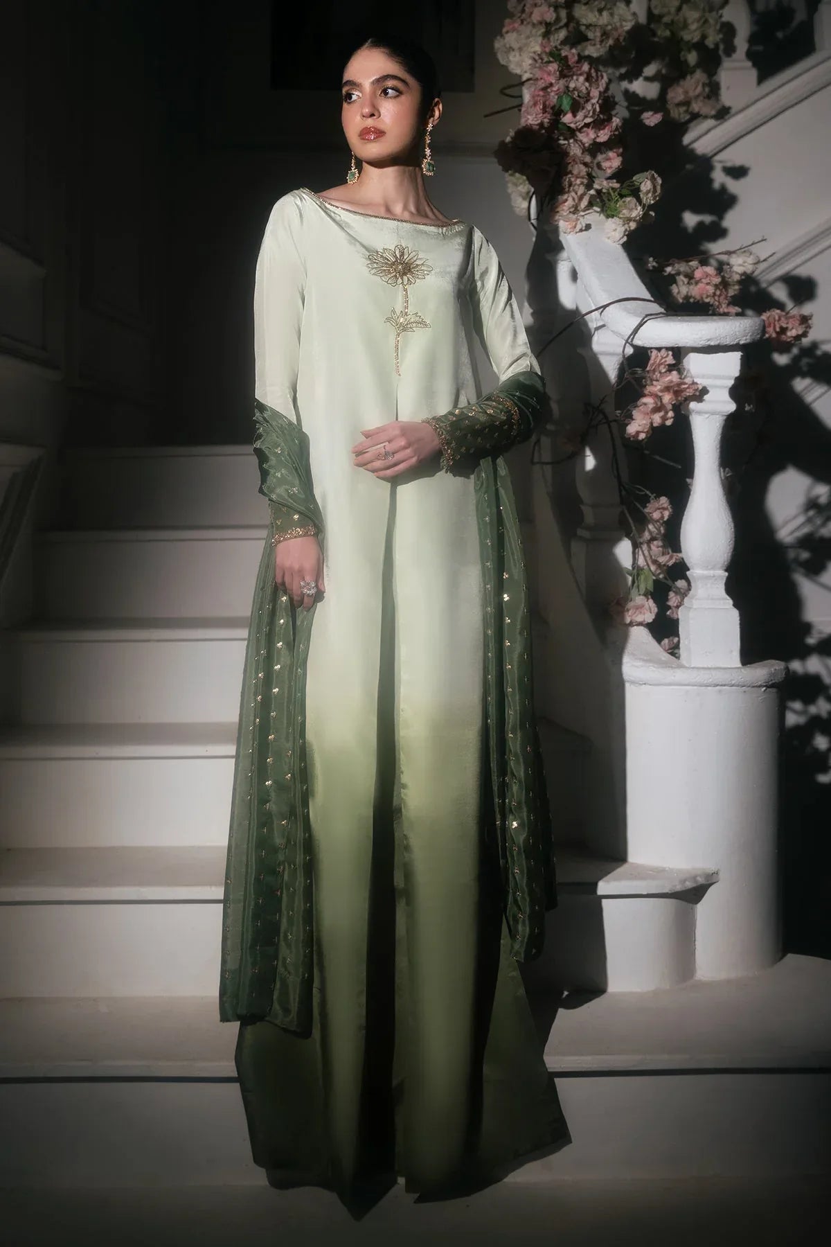 Mina Kashif | Emilie Formals | Floret - Aqsa Fabrics