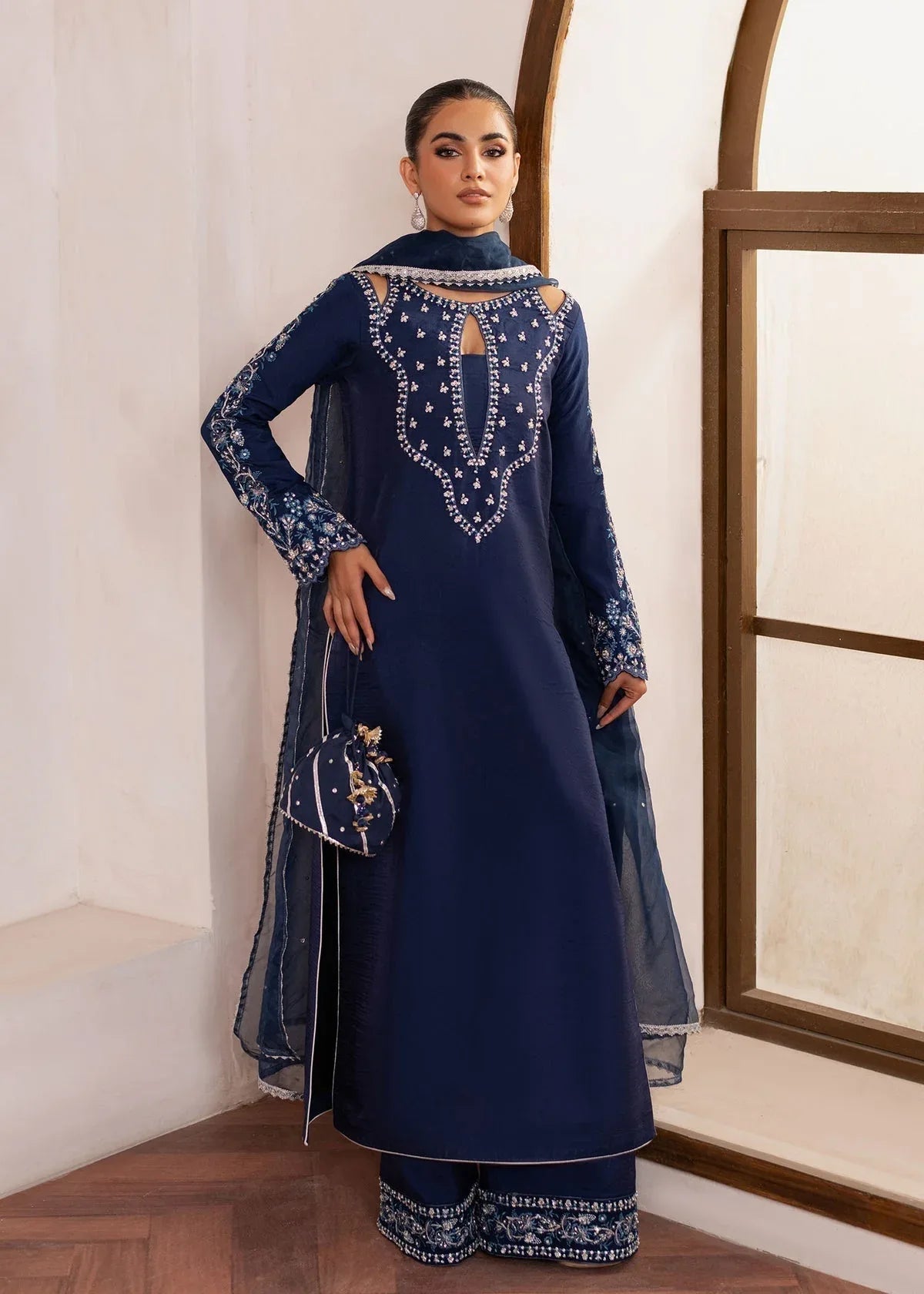 Dastoor | Rania Luxury Pret 25 | Celine - Aqsa Fabrics