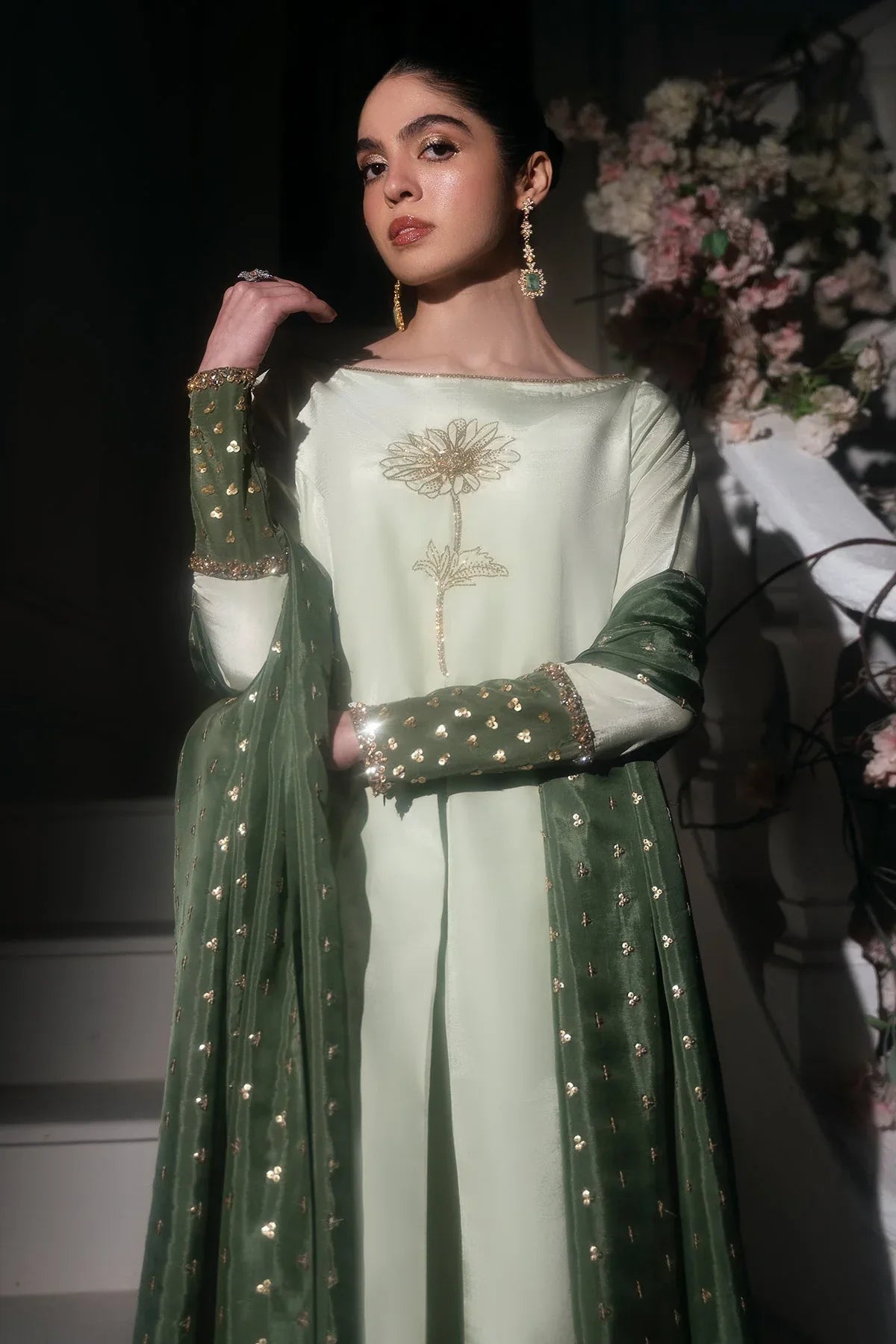 Mina Kashif | Emilie Formals | Floret - Aqsa Fabrics