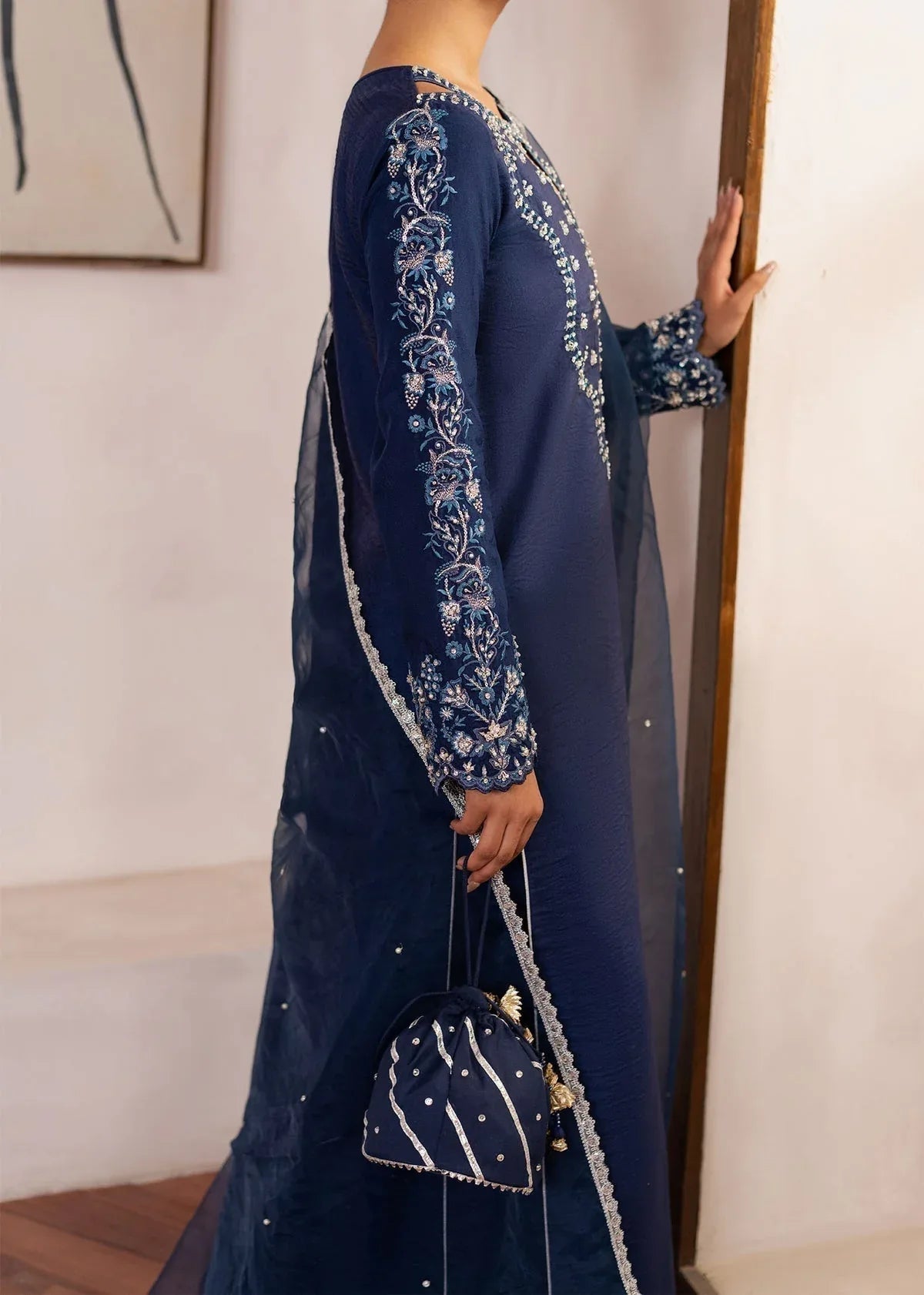 Dastoor | Rania Luxury Pret 25 | Celine - Aqsa Fabrics