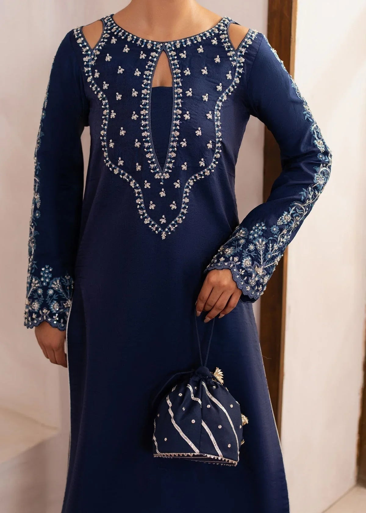 Dastoor | Rania Luxury Pret 25 | Celine - Aqsa Fabrics