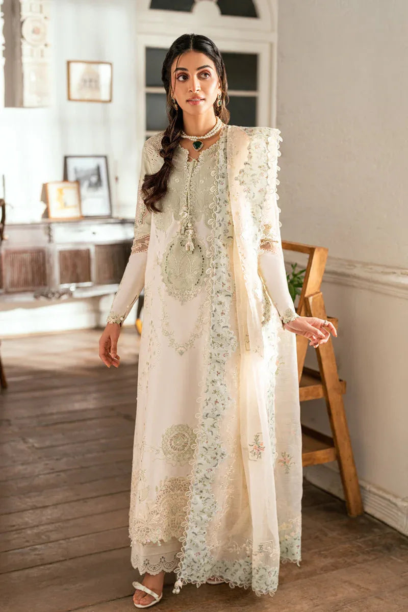 Qalamkar | Luxury Lawn Eid Edit | SB-10 Nadia - Aqsa Fabrics