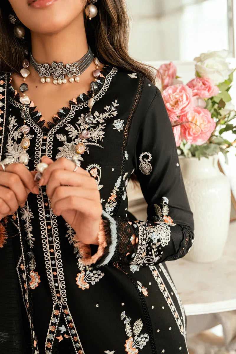 Qalamkar | Luxury Lawn Eid Edit | SB-03 Misha - Aqsa Fabrics