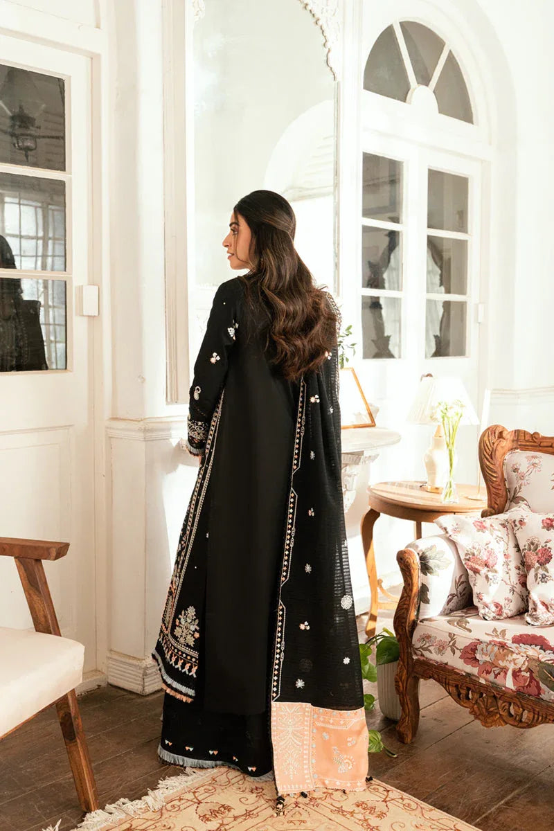 Qalamkar | Luxury Lawn Eid Edit | SB-03 Misha - Aqsa Fabrics