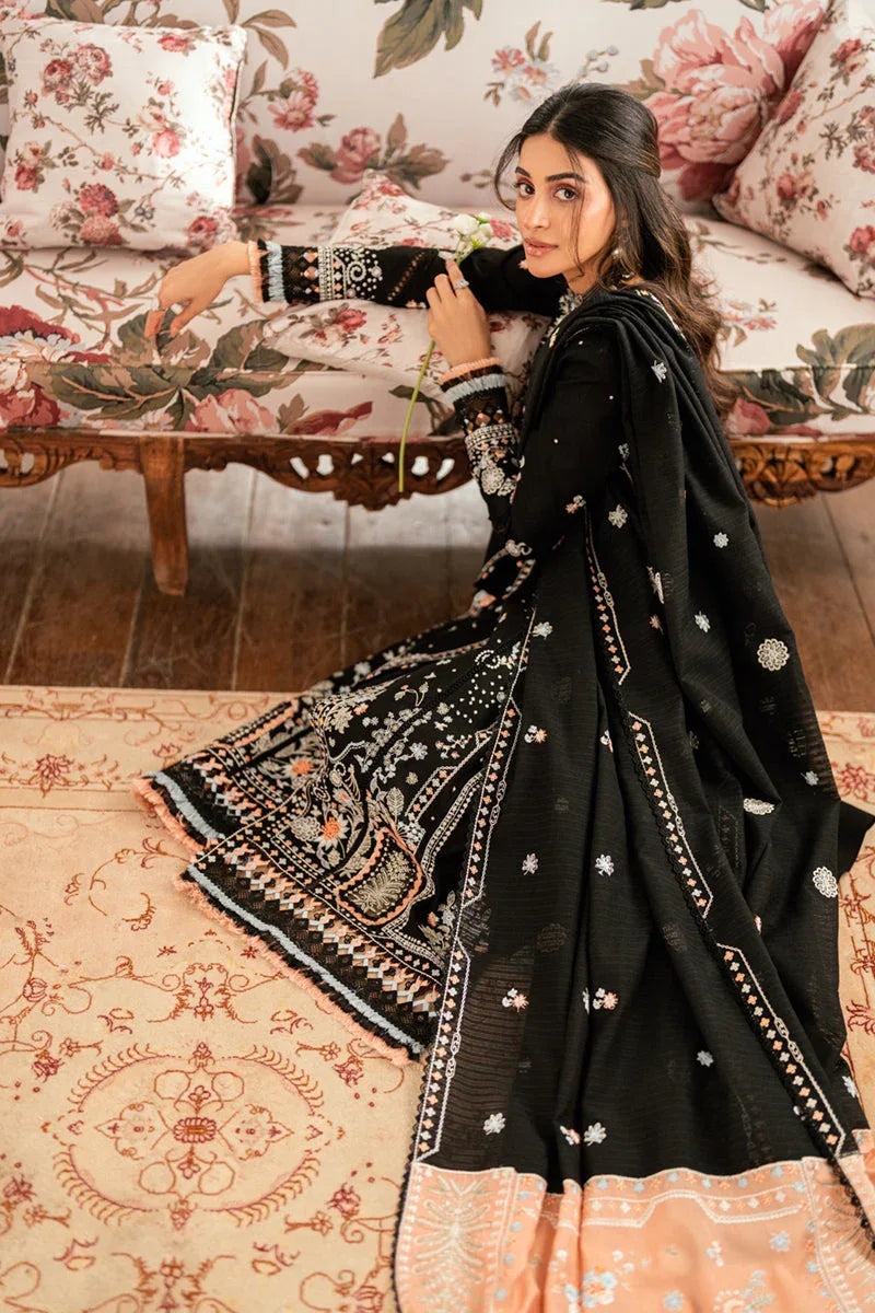 Qalamkar | Luxury Lawn Eid Edit | SB-03 Misha - Aqsa Fabrics