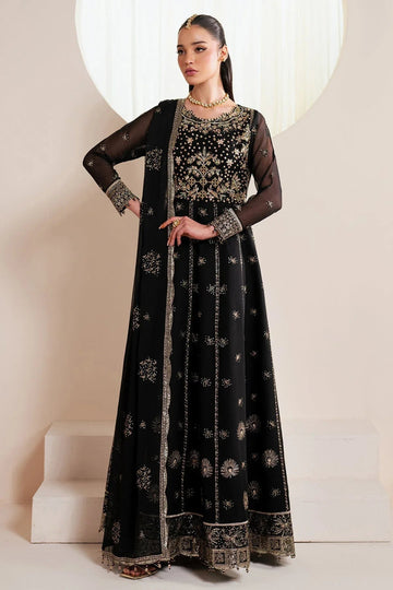 Alizeh | Handcrafted Eid Edit 25 | AF-HM-4030-Noir - Aqsa Fabrics