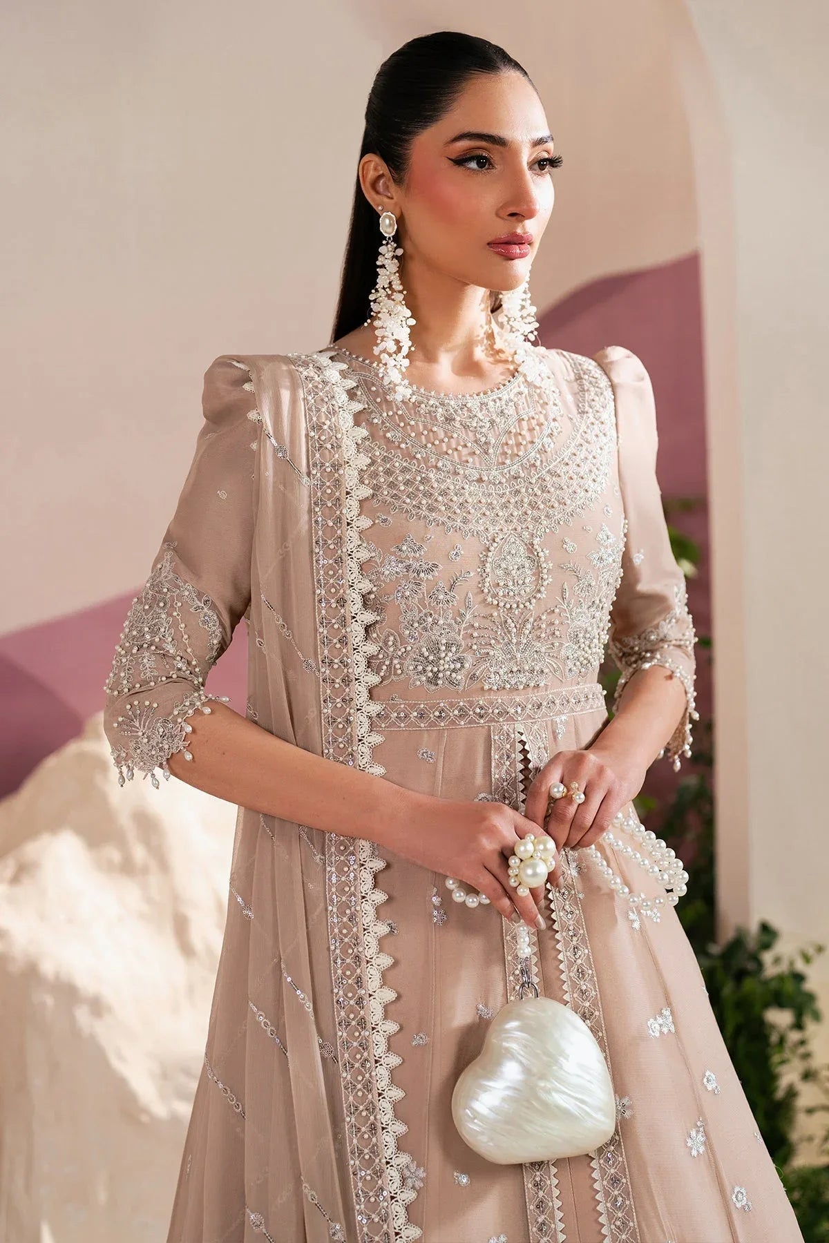 Alizeh | Handcrafted Eid Edit 25 | AF-HM-4039-Sakura - Aqsa Fabrics