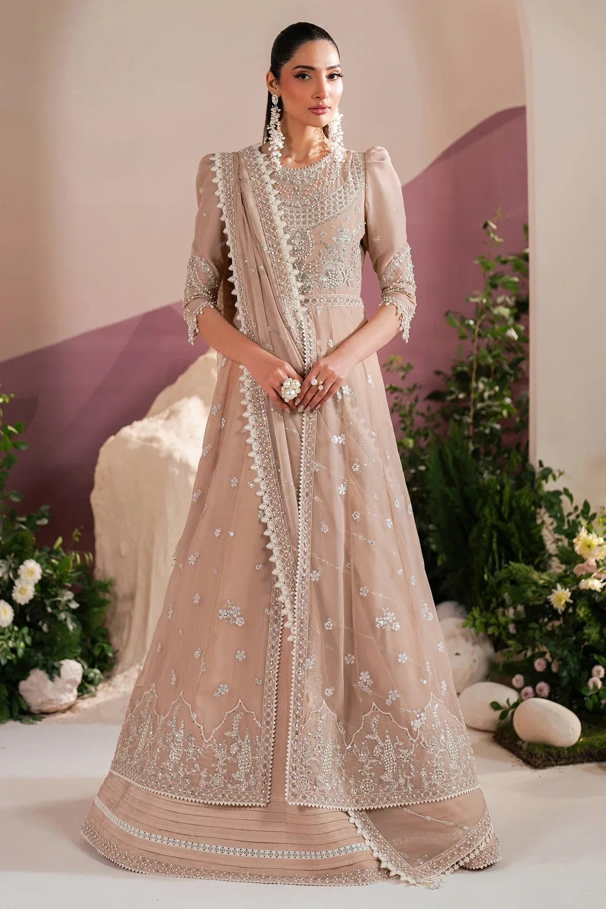 Alizeh | Handcrafted Eid Edit 25 | AF-HM-4039-Sakura - Aqsa Fabrics